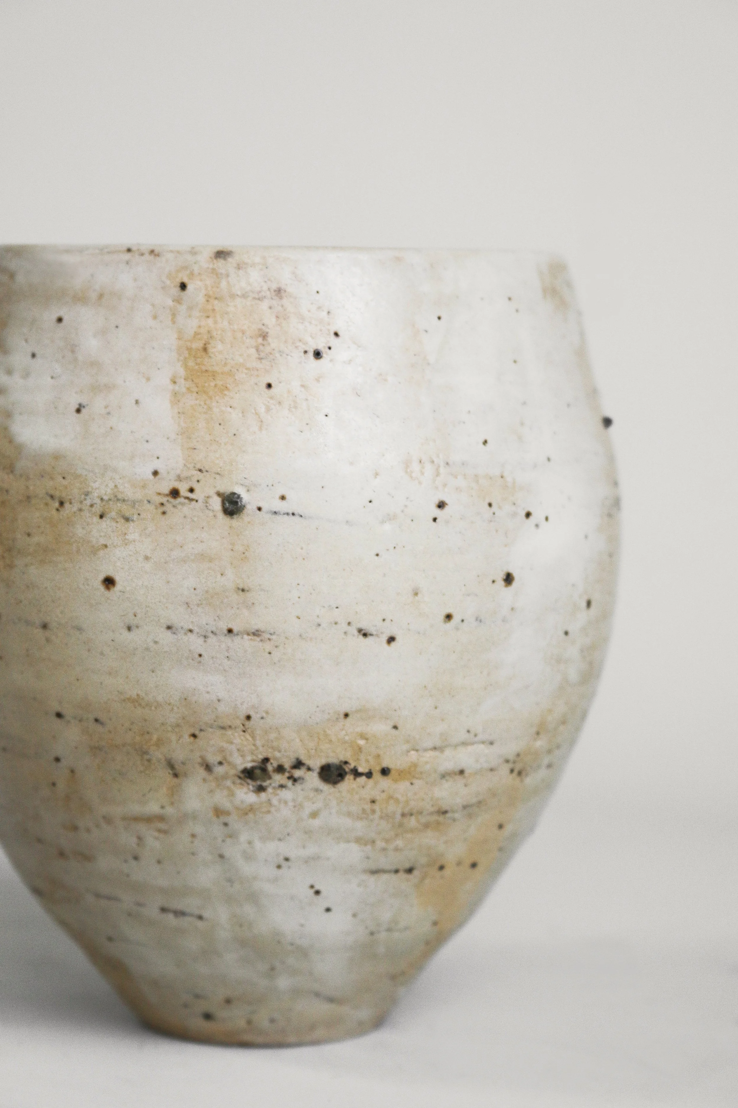 Texture fleck pottery vase (3 of 1).jpg