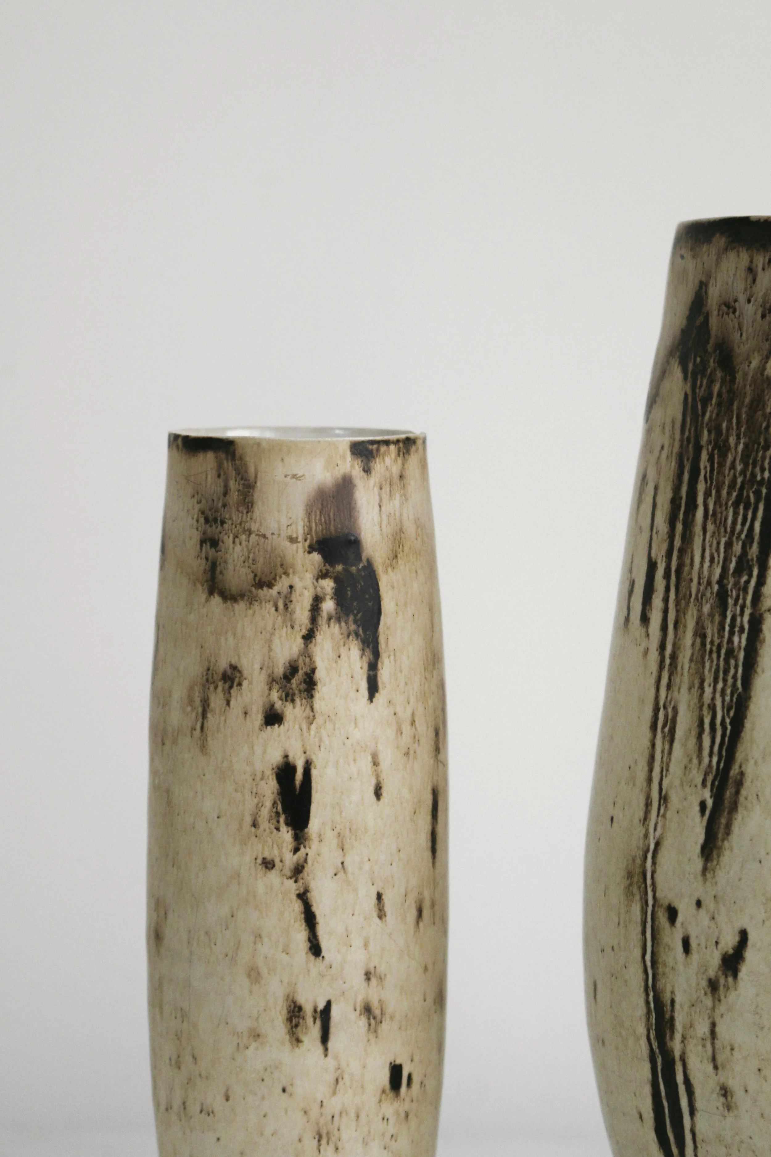 Studio Pottery Modernist Managanese Vases-4.jpg