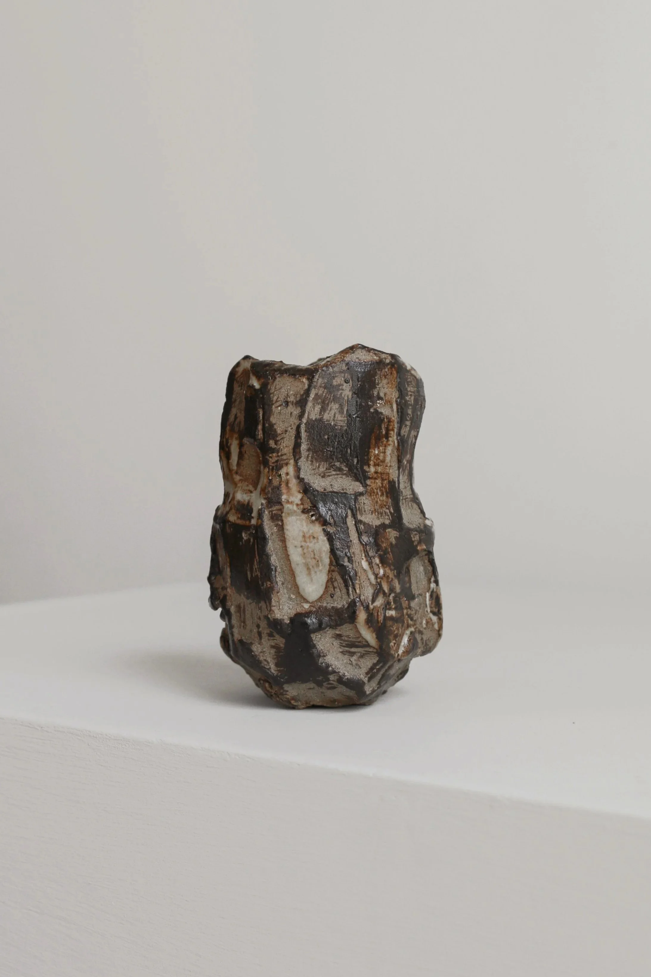 Cut Form Pottery Vessel