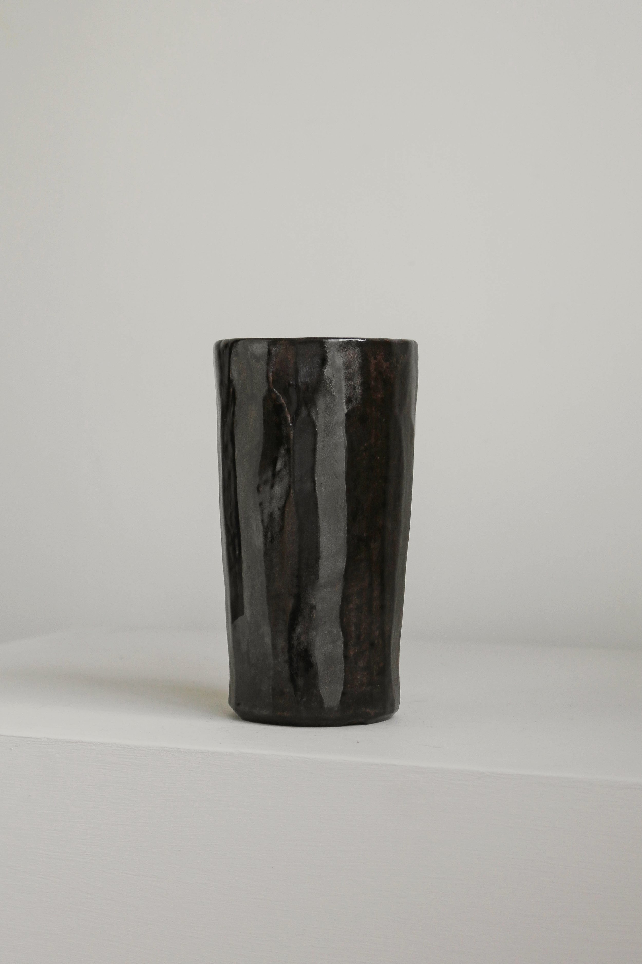 Faceted Studio Pottery Vase (1 of 1).jpg
