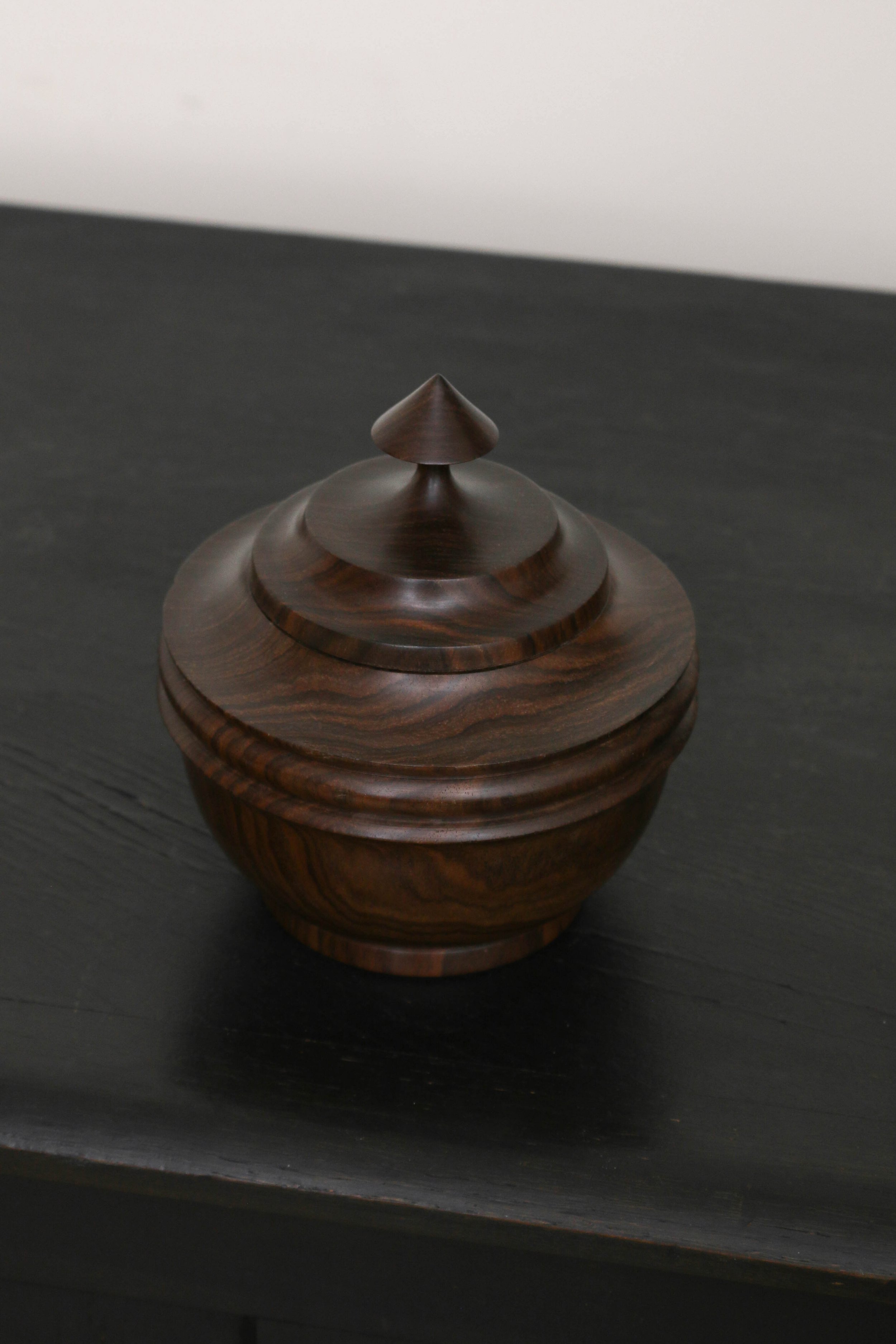 Vintage Conical Wooden Box (1 of 1).jpg