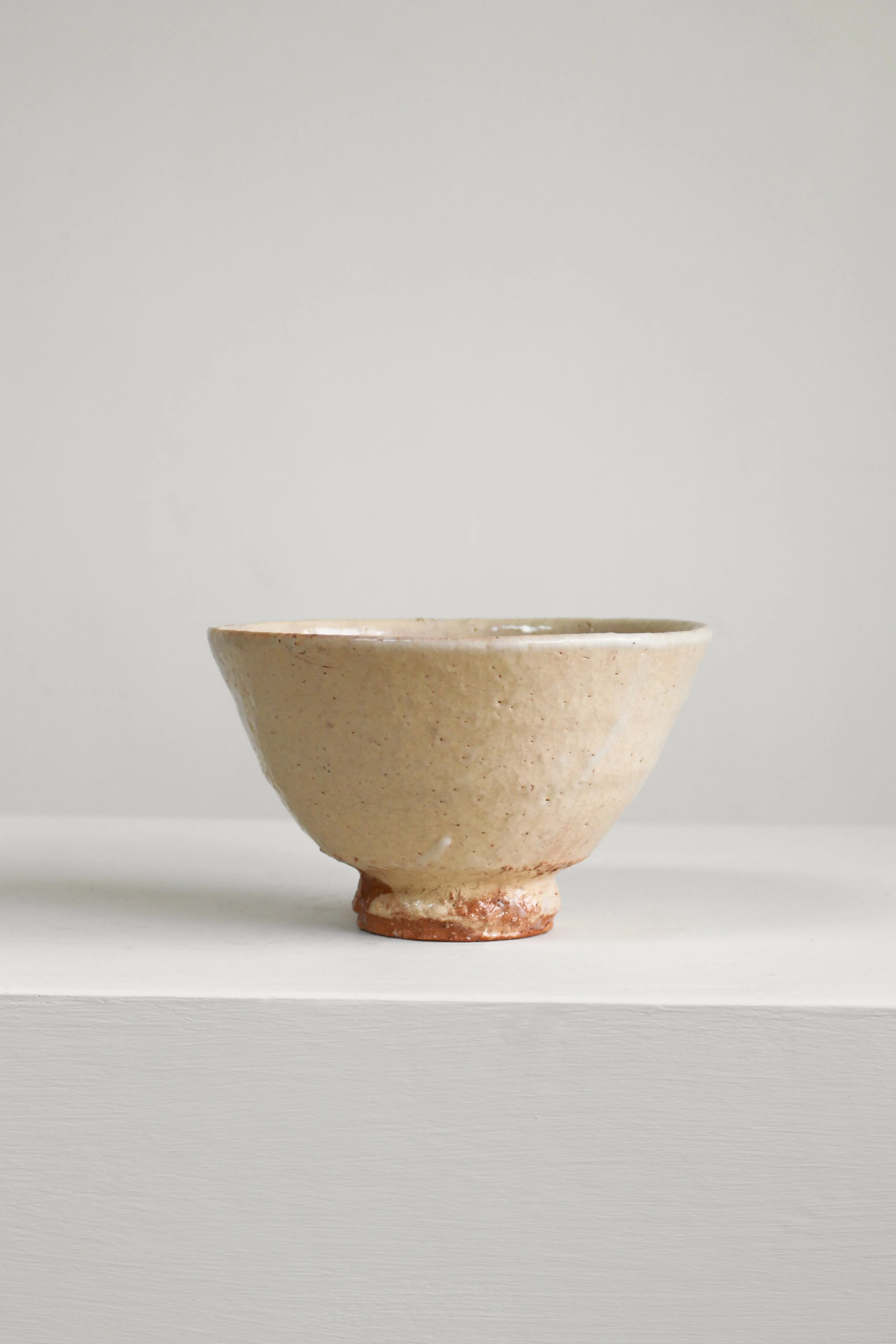 Japanese Hagi Tea Bowl by Kaneda Sanzaemon-1.jpg