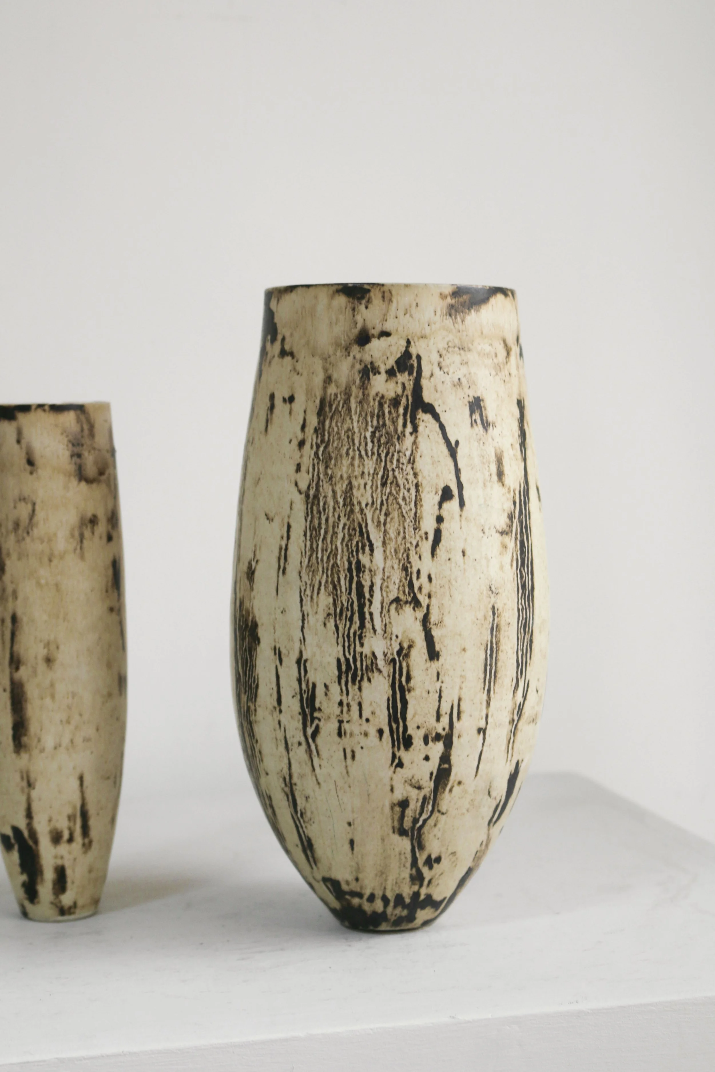 Studio Pottery Modernist Managanese Vases-3.jpg
