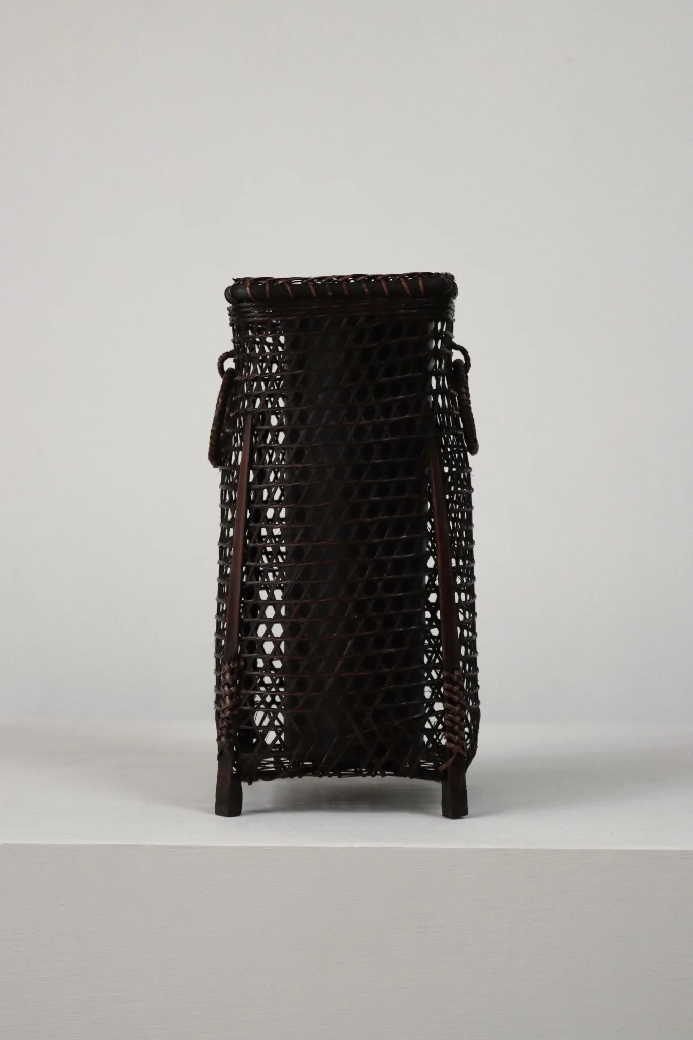 Japanese Footed Bamboo Ikebana Basket AOE Objects-5.jpg