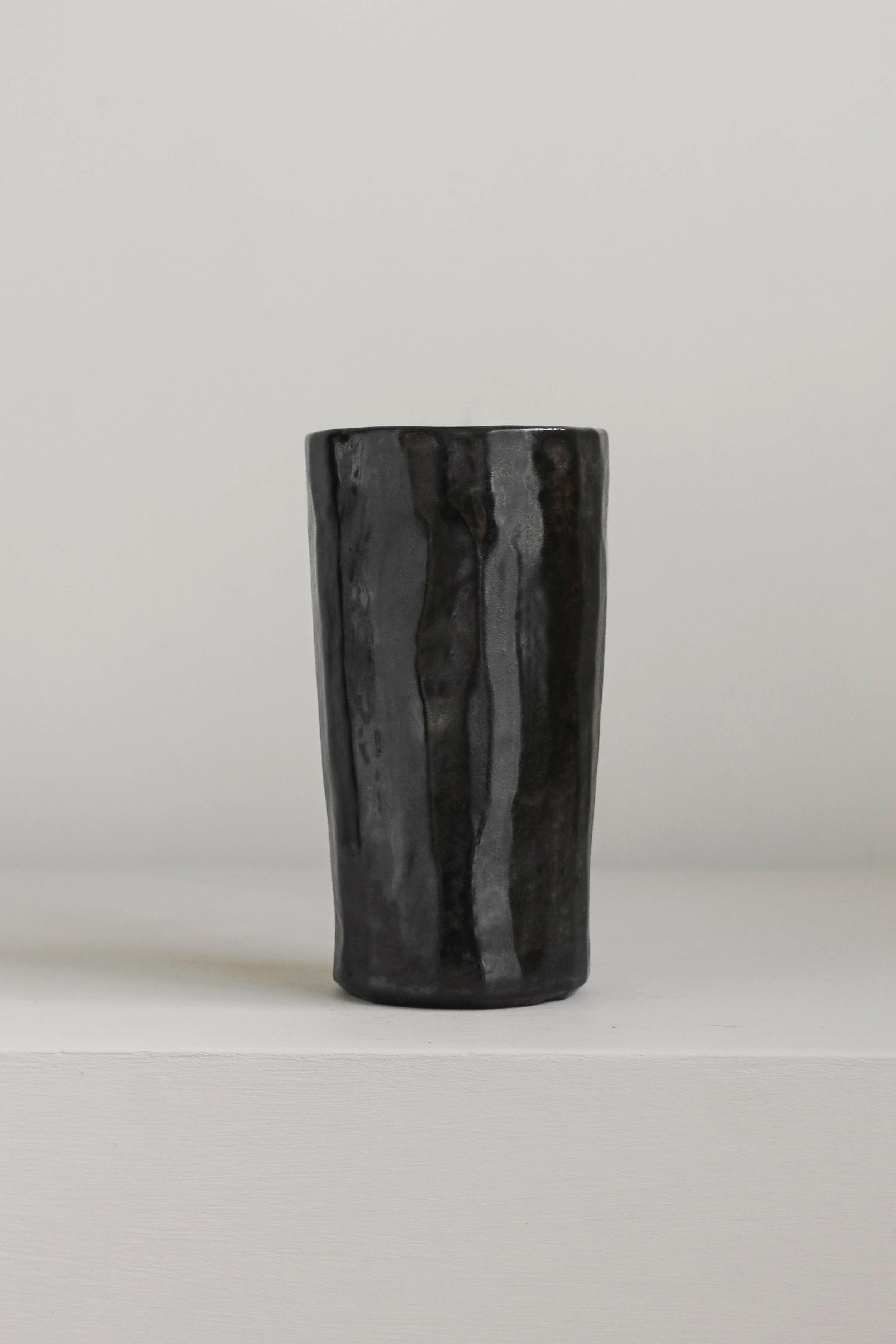 Faceted Studio Pottery Vase (2 of 1).jpg
