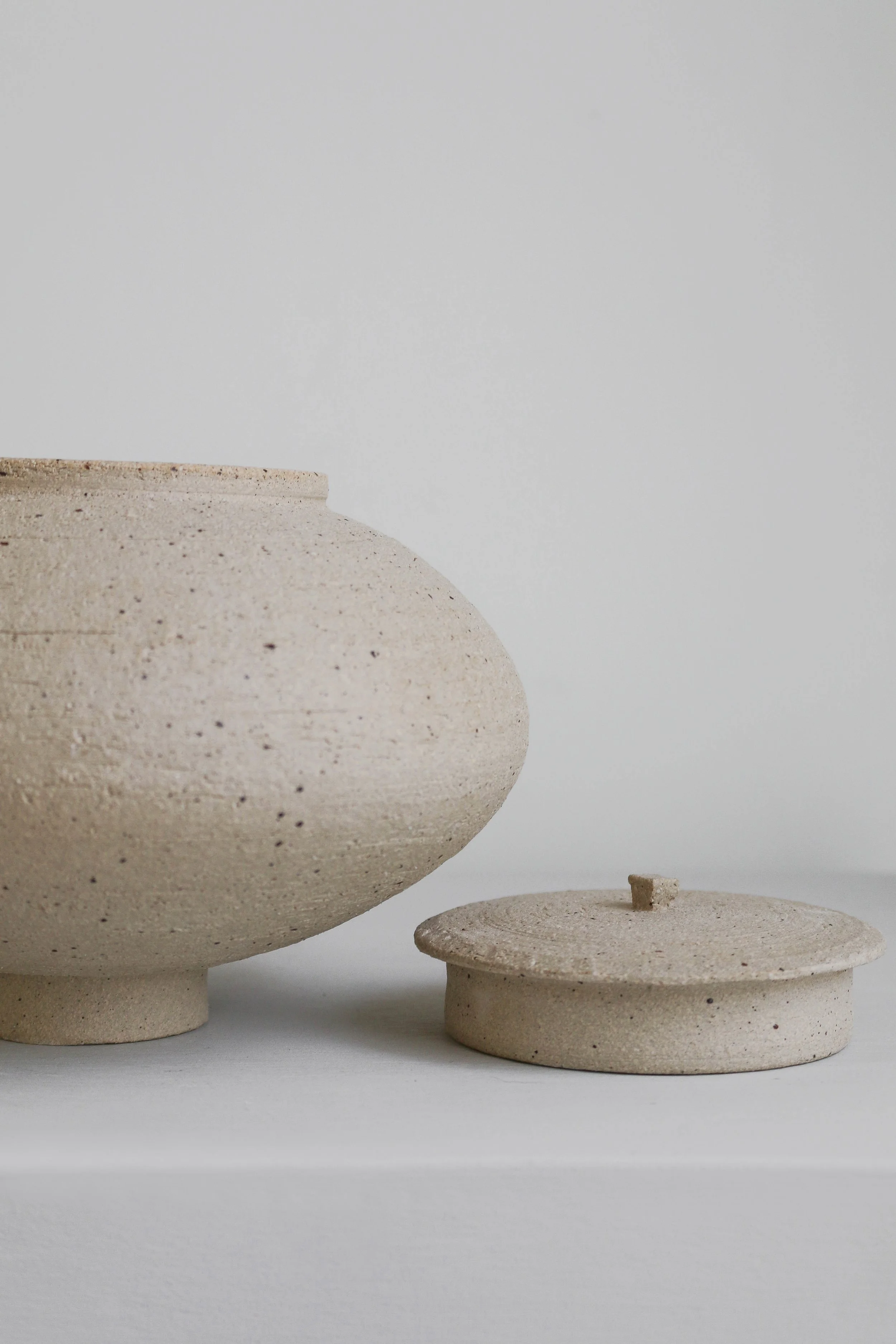 Pedestal Studio Pottery Vessel