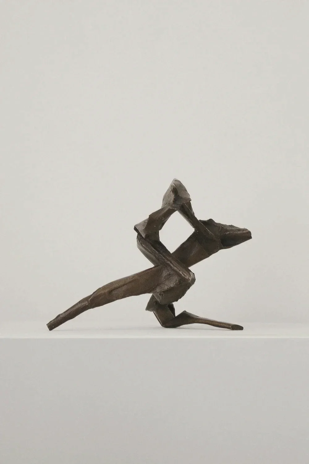 Brutalist Bronze Sculpture