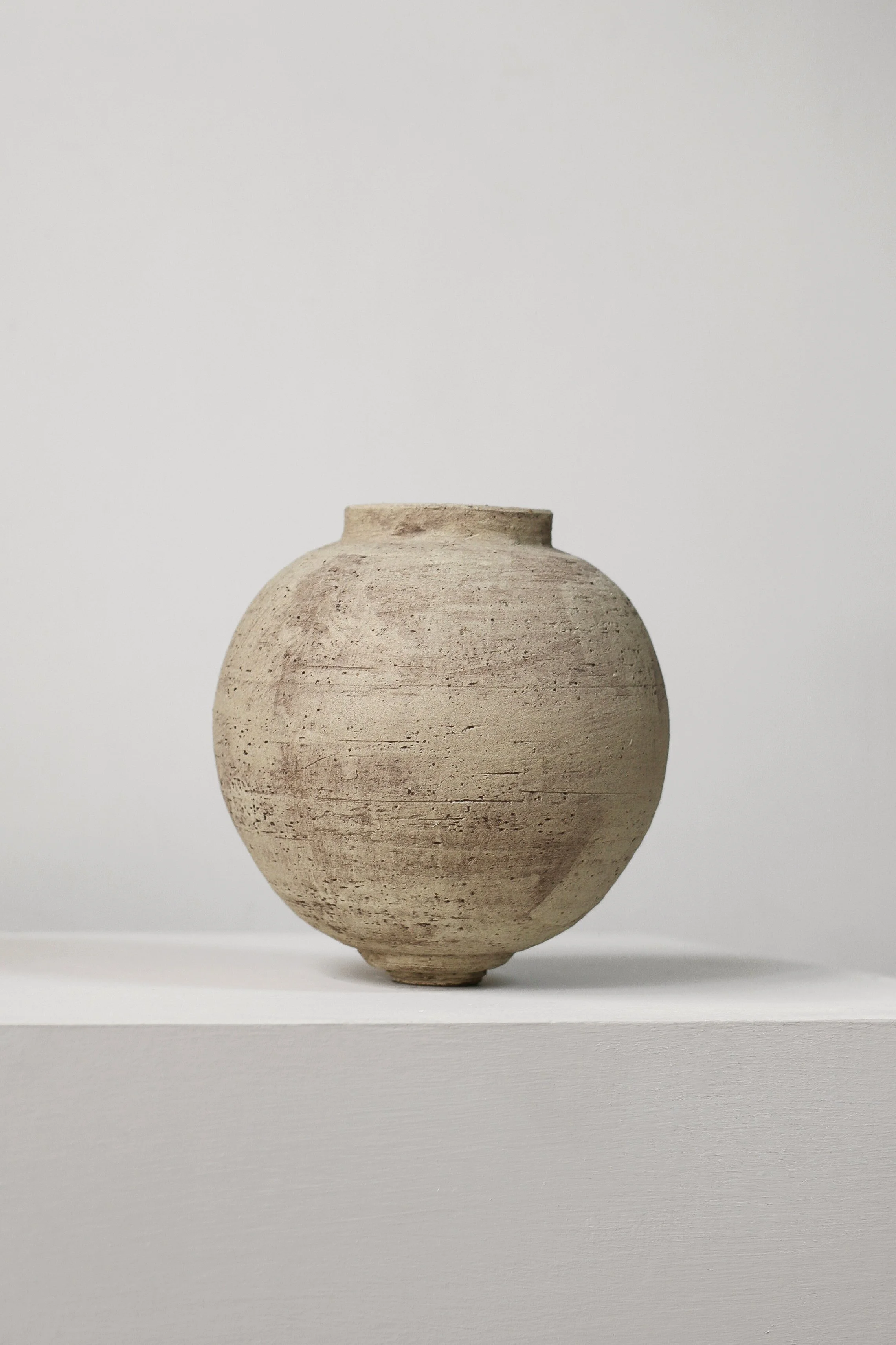 Studio Pottery Textured Moon Vase-1-2.jpg