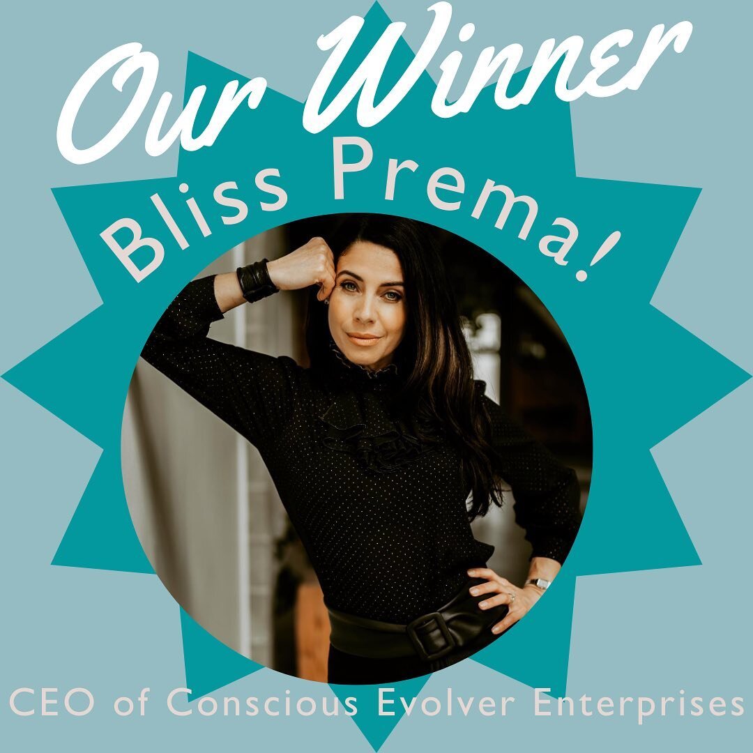 🏆 Drumroll, Please! 🥁
We are so excited to announce the winner of our retreat giveaway: @blissprema , CEO of Conscious Evolver Enterprises! 🎇🎆🎇

We are SO excited to have Bliss join our retreat in the next few weeks and help her build a great ma