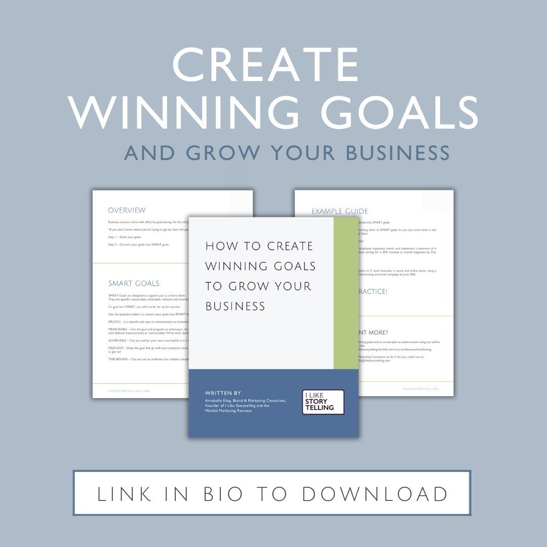 Successful marketing starts with setting effective goals 🎯

And effective goals need to be SMART Goals ⭐️

Specific 
Measurable
Attainable
Realistic
Timebound 

Download my FREE guide to creating SMART goals to help you grow your business 📈🏆

Link