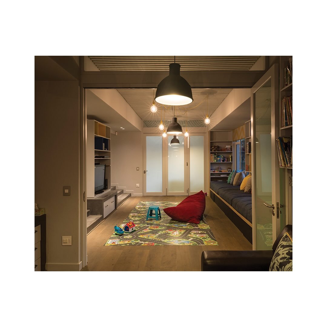 Practical decisions, when done with intention, can have the biggest impact on how a home feels. Here, a lighter slab meant a higher ceiling; a reworked playroom meant one space that could become many; acoustic materials meant a quieter home. And beca