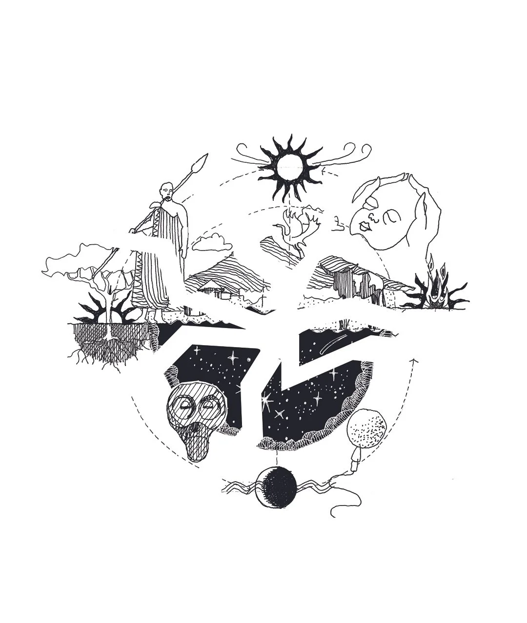 Sketch by architect Thorsten deckler for Decolisation course