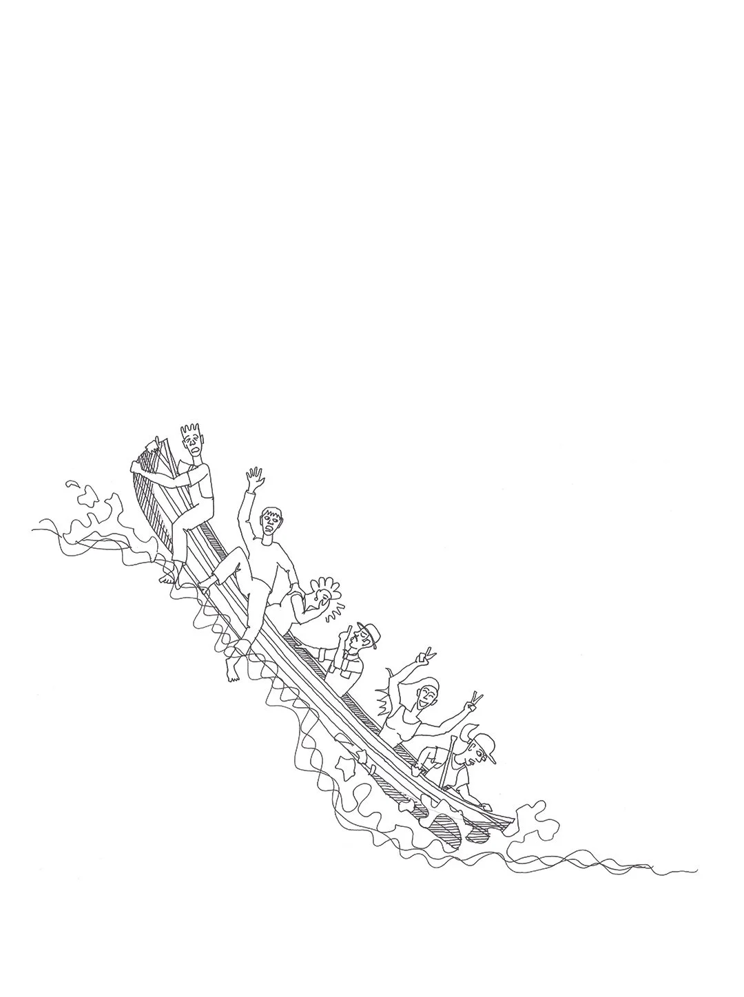 Sketch by architect Thorsten Deckler for decolonisation workshop