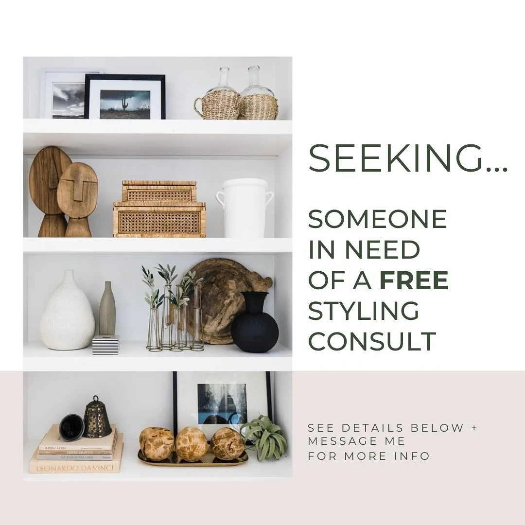 Do you have builtins/open shelving or an entry area in need of styling? 🖼️🪴📚
I&rsquo;m looking to build so@e content for my business and will offer my services FREE in return for some marketing images.
DM me for more info!