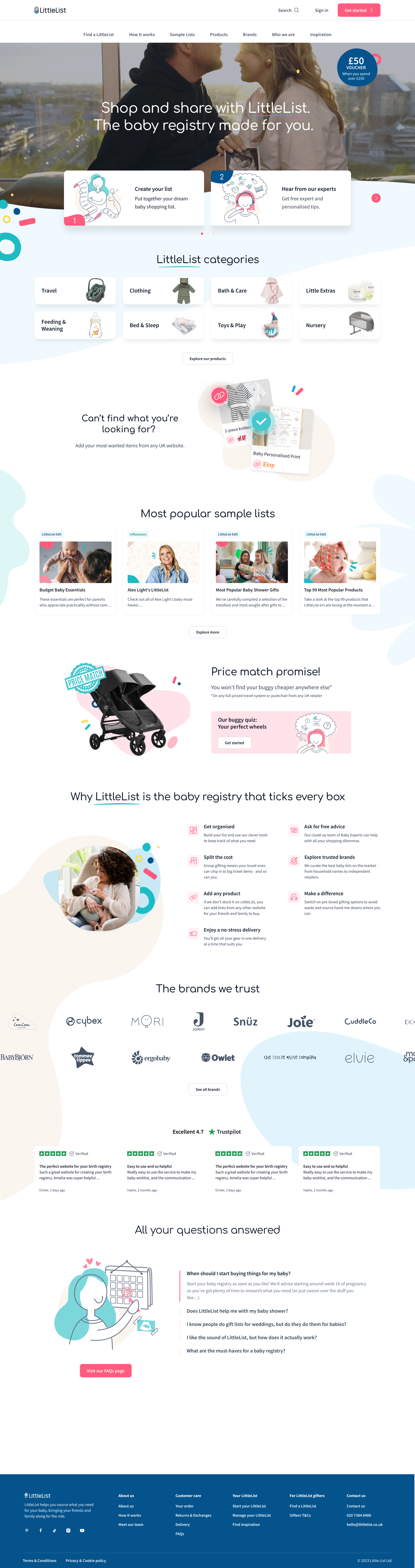 Final homepage - what we shipped