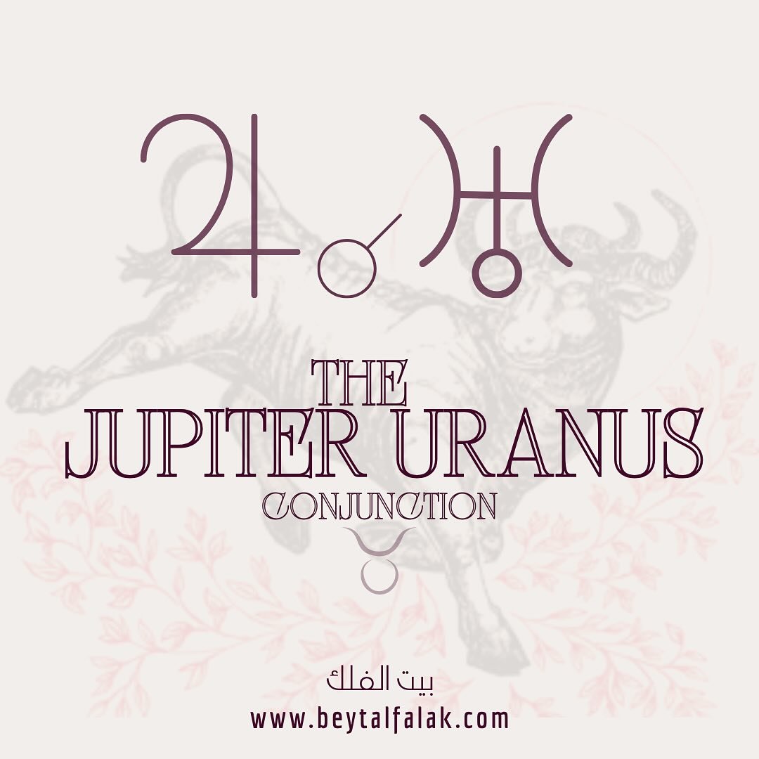 Jupiter conjunct Uranus, exact this Sunday 21 April at 21&deg;50&rsquo; of Taurus, one of the main change-generating transits of 2024 - if not THE most significant one!⚡️ 

This week, Jupiter and Uranus will form a conjunction in Taurus, an alignment