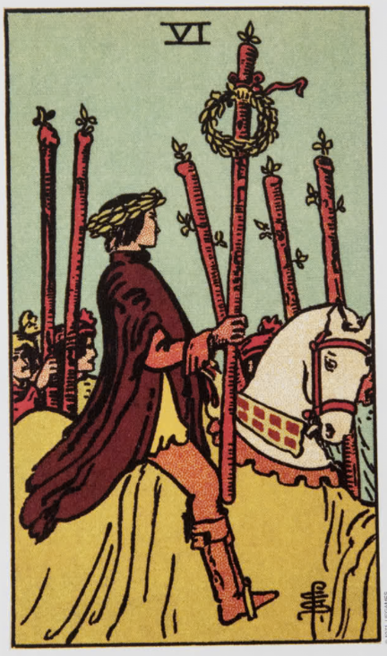 6 of wands Tarot card