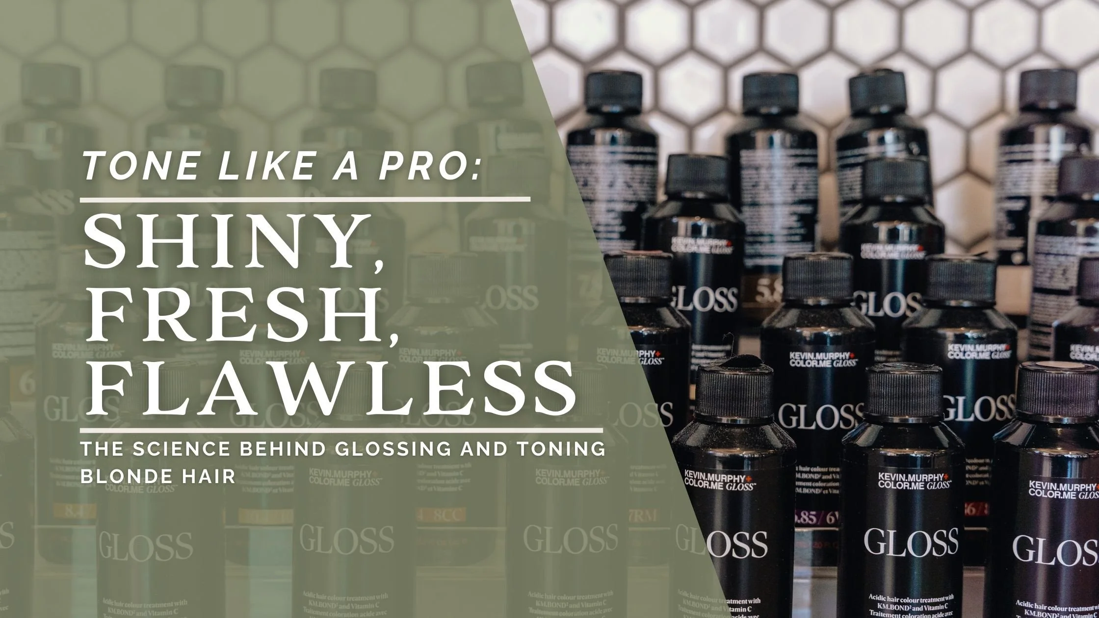 Tone Like a Pro: The Science Behind Glossing and Toning Blonde Hair