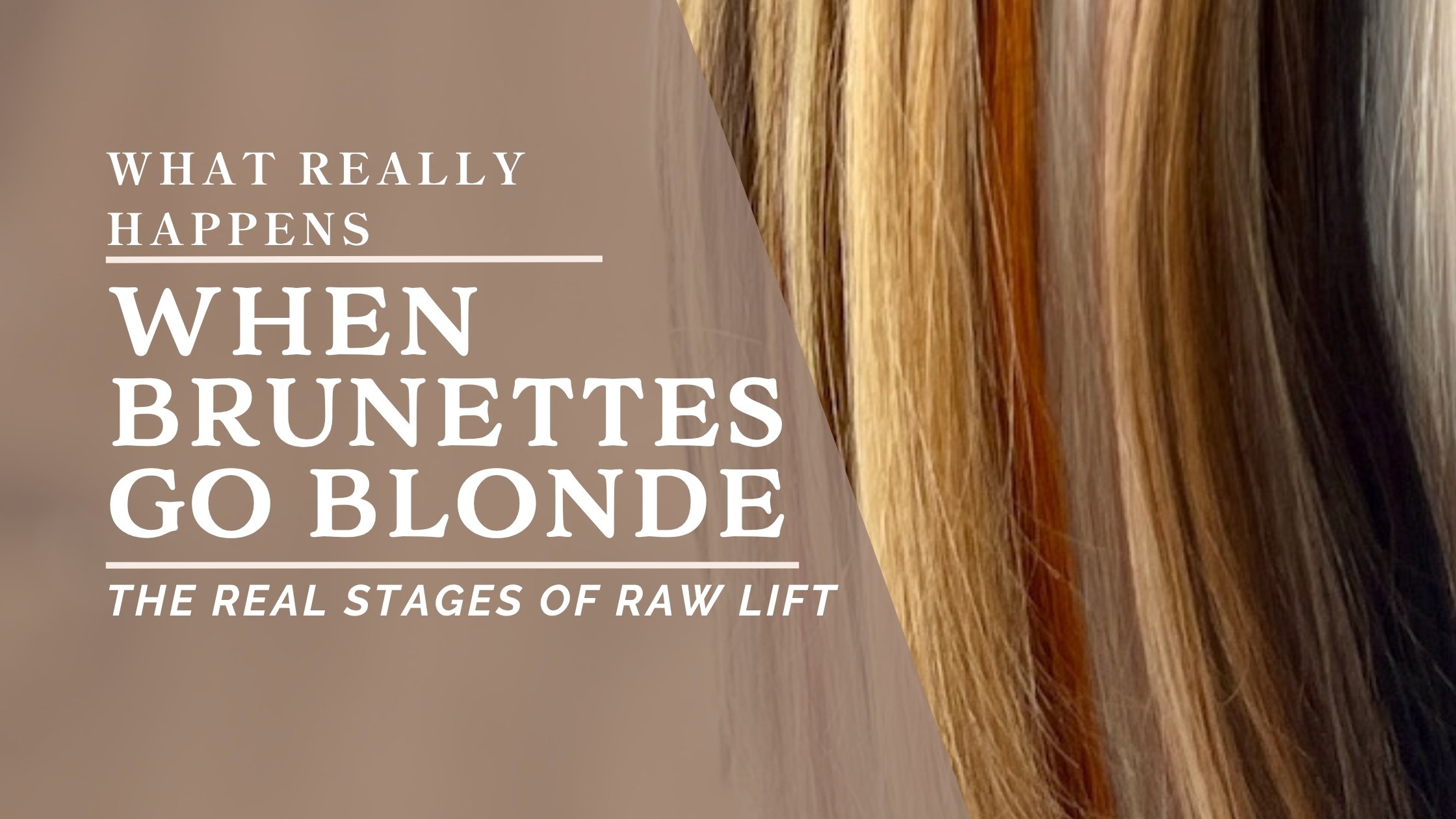 What Actually Happens When You Lighten Brunette Hair to Blonde? Let’s Take a Peek