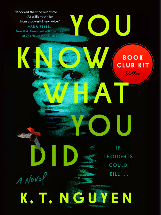 Image of Book Club Kit cover psychological thriller book YOU KNOW WHAT YOU DID