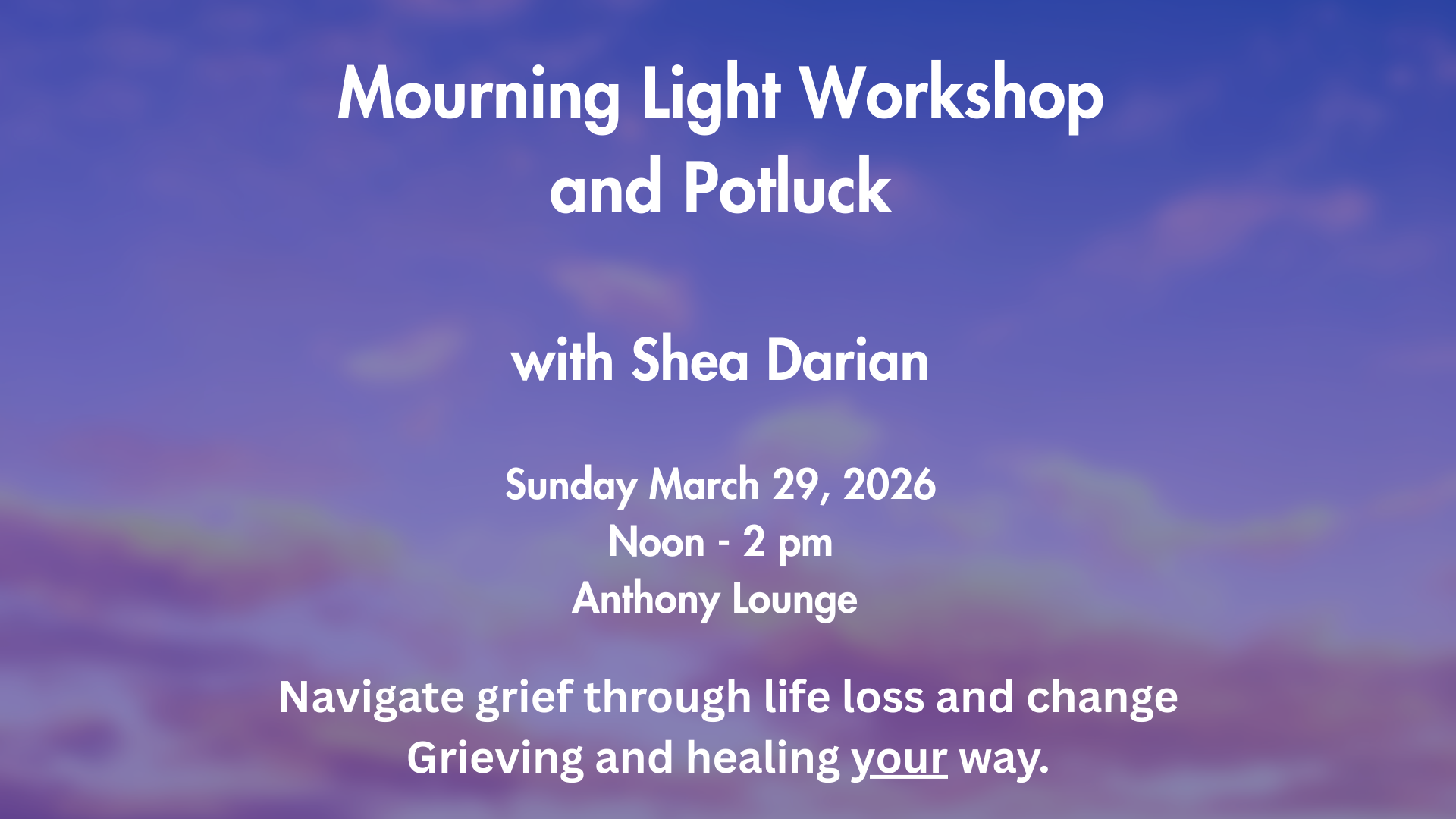 Mourning Light - Grief Workshop