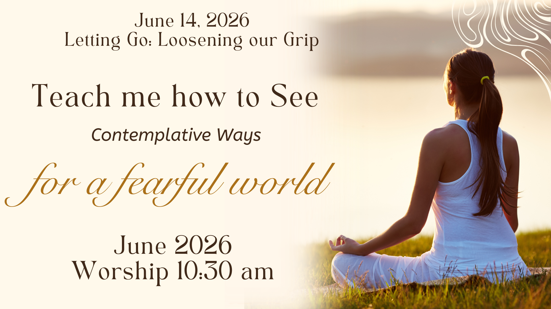 LETTING GO: LOOSENING OUR GRIP