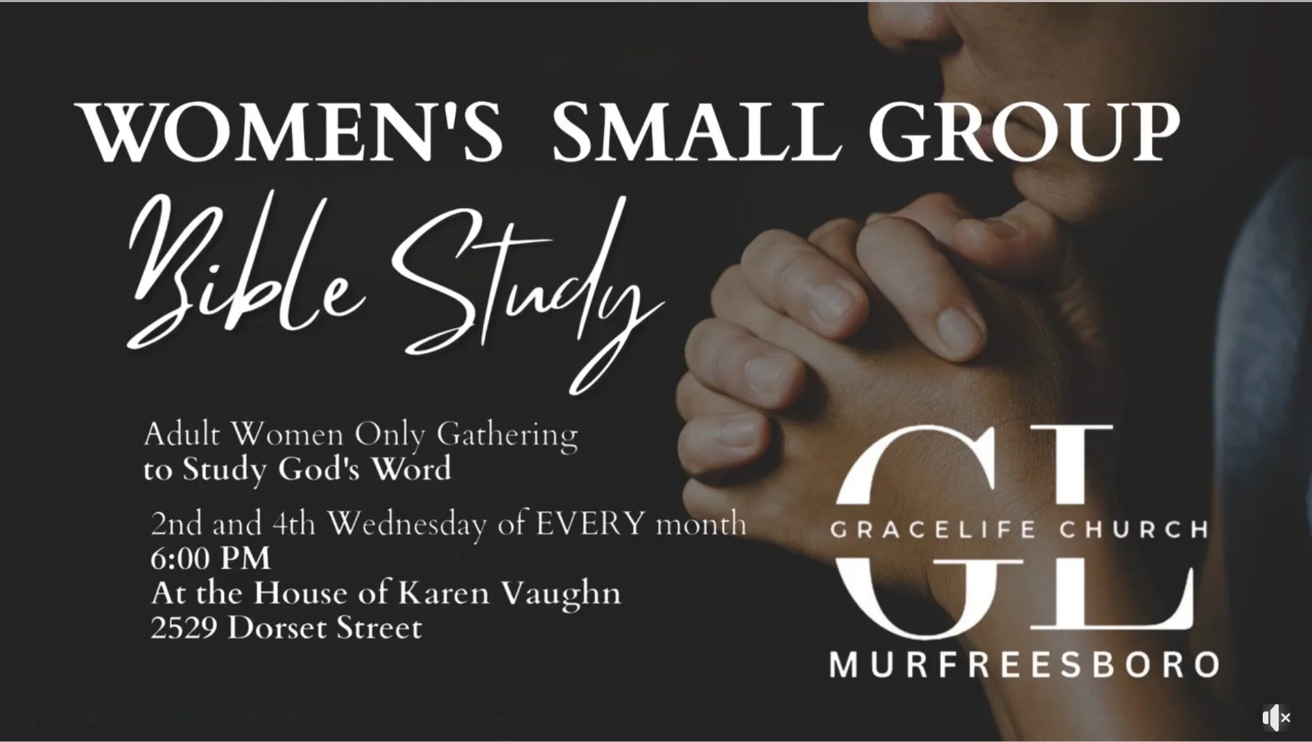 Women’s Small Group Bible Study