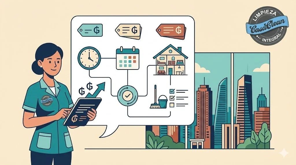 ¿Cuánto cuesta contratar un servicio de limpieza en Asunción? Factores que influyen en el precio