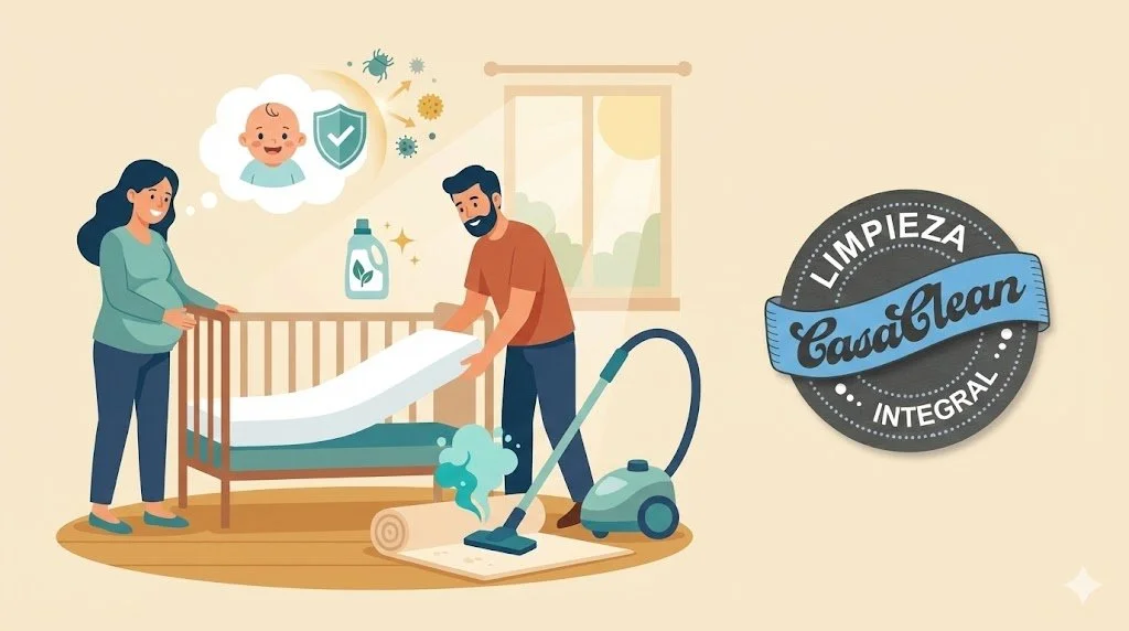 Limpieza de colchones bebe recien nacido