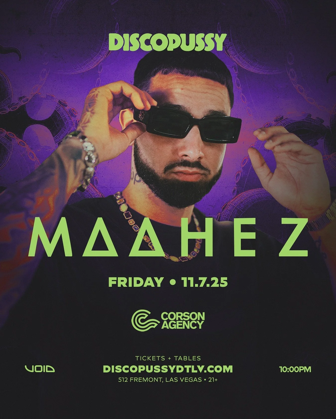 Vegas, hope you&rsquo;re ready to move 💃⚡️
@maahez hits @discopussy this Saturday &mdash; let&rsquo;s make it one for the books