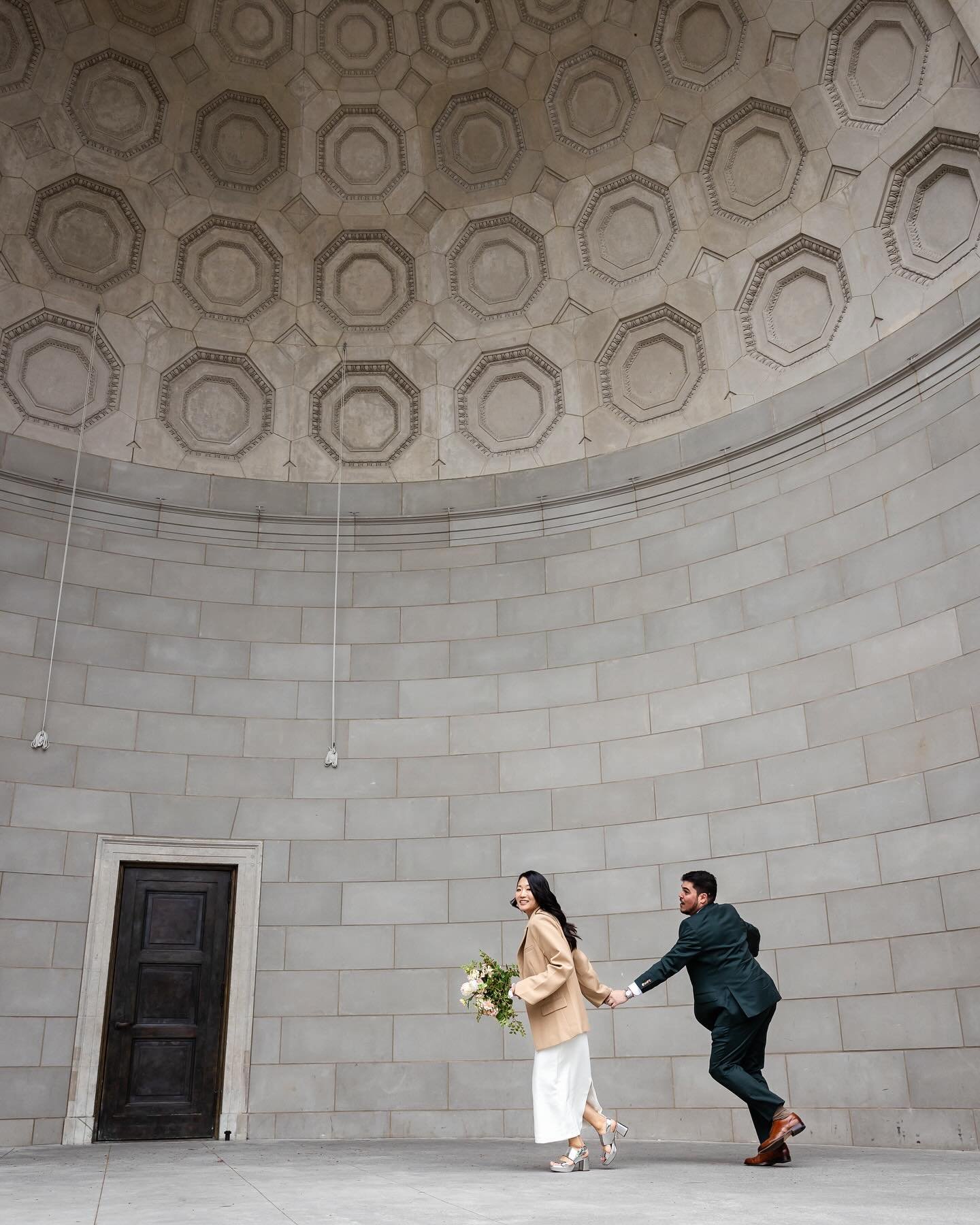 Catch me if you can!! (Sneak peek of Joy &amp; Gabriel&rsquo;s super fun and love filled elopement 🥰)