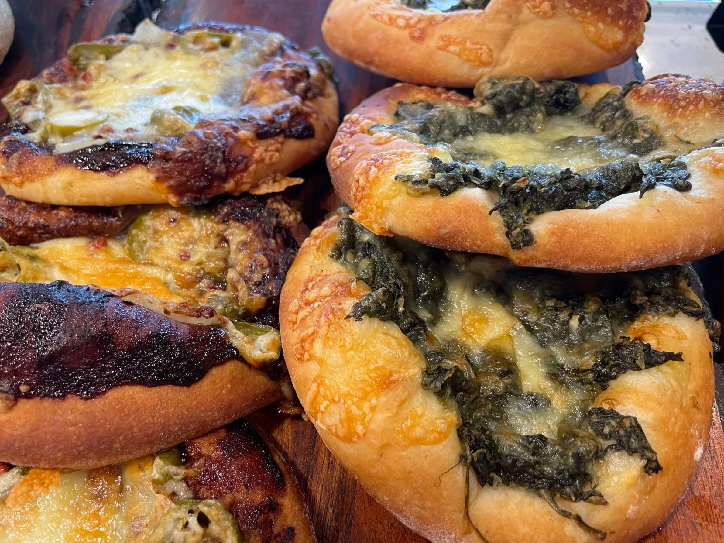 Fluffy Flats (Barbecue and Spinach)
