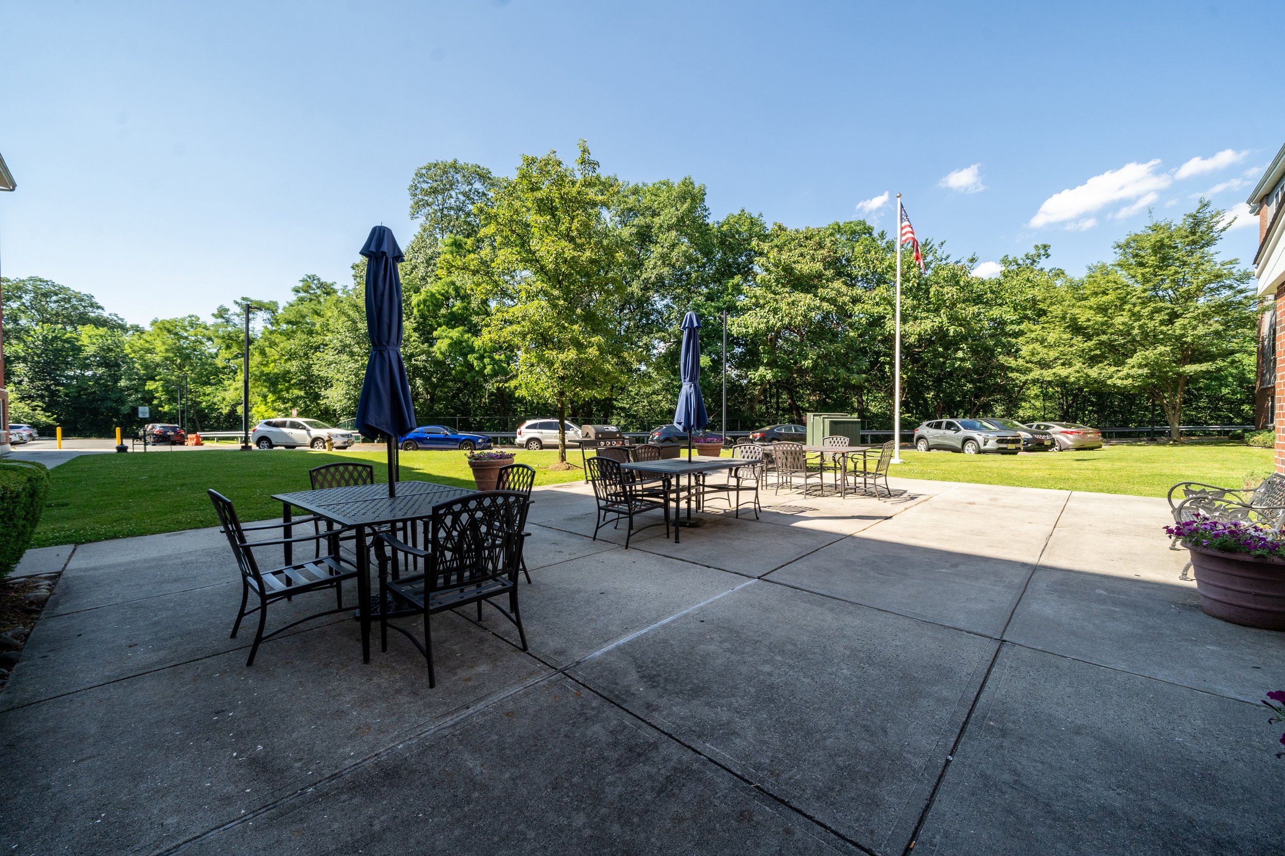 Resident's-only Courtyard and Bbq Area