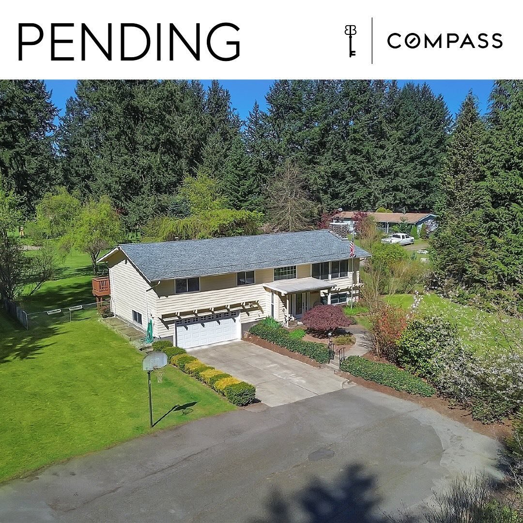 PENDING from Buckley to Longbranch&mdash;one end of the county to the other! 
Our buyers are finally through inspection on this incredibly cool Buckley home and our other buyers (after a much long search) found their dream property to begin building!