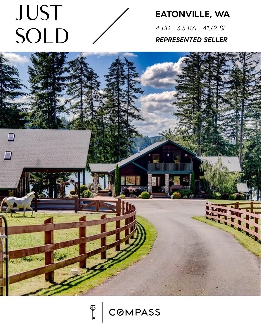 We just re-sold this waterfront home on Alder Lake and you’ll never guess the story behind this one!
Becky was the listing agent, and buyers broker, for this home the last time it was sold. The buyers contacted us wanting to downsize; they wer