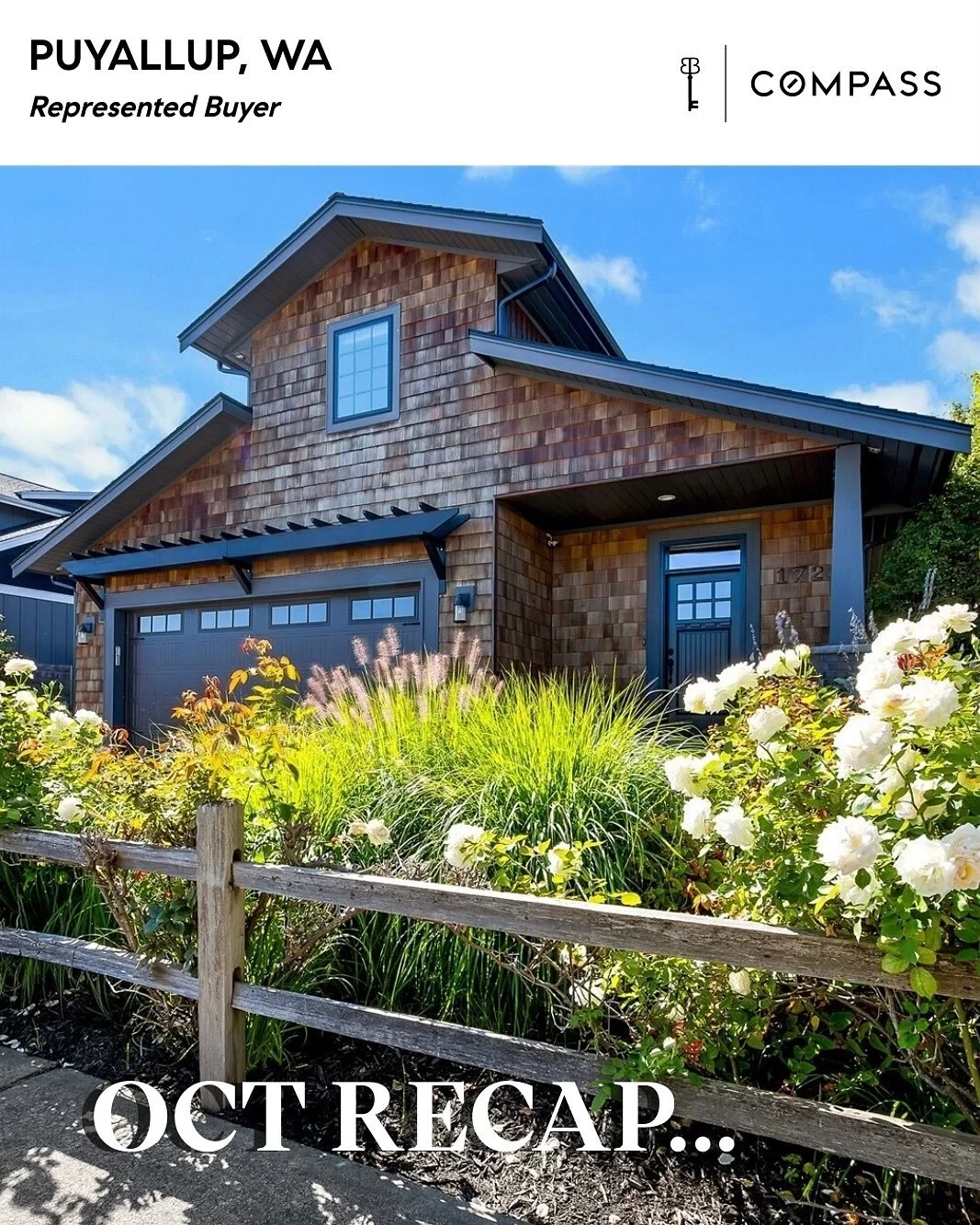 October has been one for the books! 🍁✨
From helping sellers make big moves, to handing over keys to four happy buyers, we’ve been everywhere this month. Pierce County and King County, all while working out of Buckley, WA. 🏡💛
It’s bee