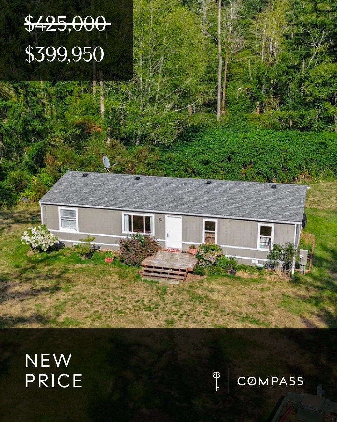 Did someone say 2+ acres of property? 👀 Under $400,000 with a home and shop in Western Washington?!

With a 6% price reduction, this spacious property has room for growth; perfect for a mini homestead. I'm talking gardens, animals, the works. 🧑&zwj