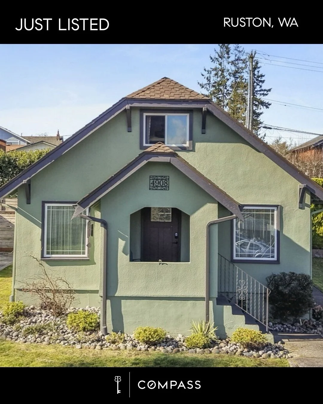 A greenhouse, from the outside to the inside. 🌿

Sitting on a massive 8,000 sqft corner lot, this home is a rare find with quite possibly the largest garden in the neighborhood. Whether you&rsquo;re dreaming of a future DADU or an urban farm, the po