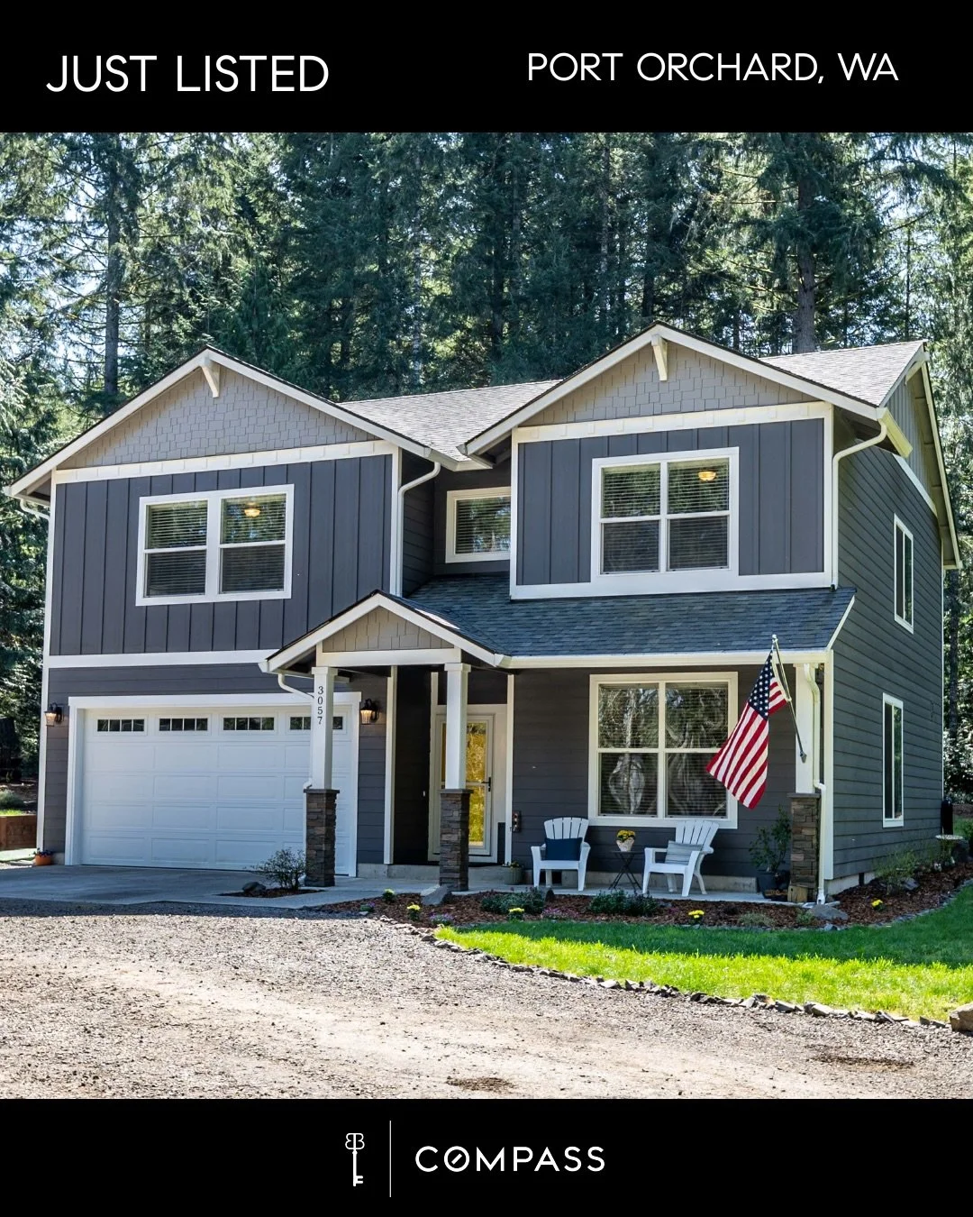 A Port Orchard property with it&rsquo;s own orchard.

Spacious is the word we use to describe this home in Port Orchard, WA.

We&rsquo;re thinking of the summer nights sitting on the deck, with a cool breeze and a glass of wine. Or getting ready in t