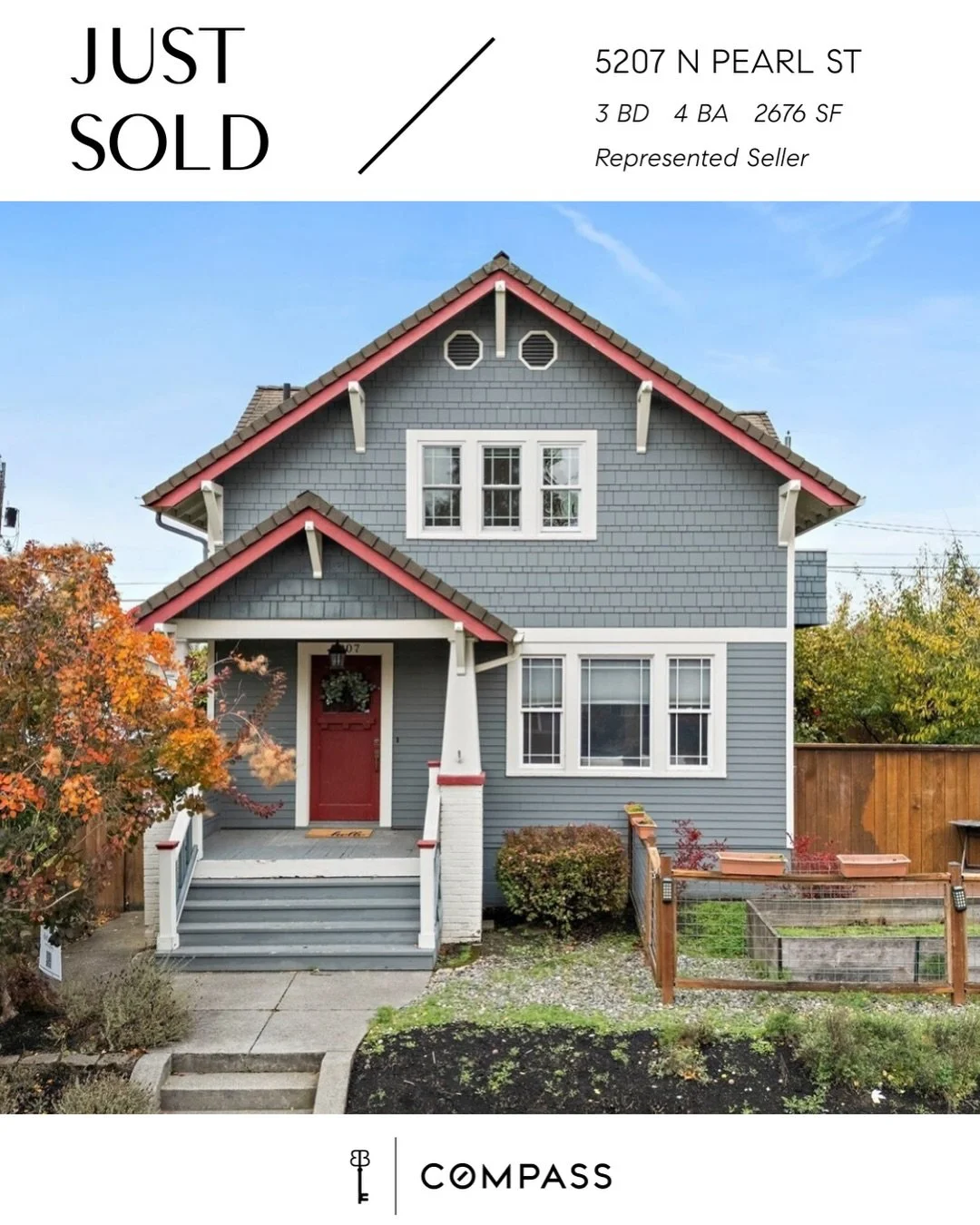 This North Tacoma Craftsman home is SOLD! 🥳

Congratulations to the buyers on purchasing this gorgeous home. Complete with a beautiful location, stunning craftsmanship, and a gorgeous view of the Puget Sound.

Congratulations to our seller on this w