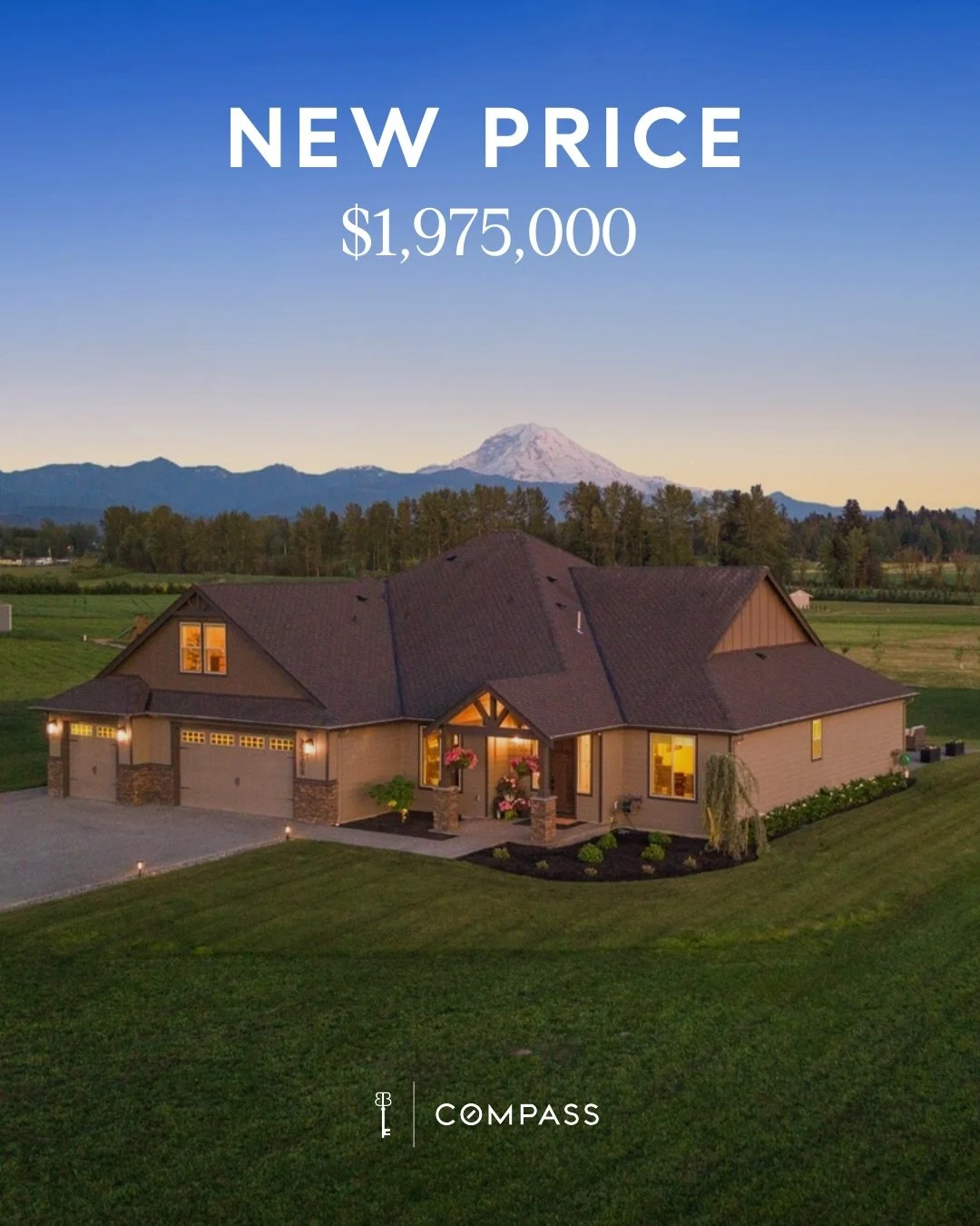 New price on this luxury property. 👀

Five acres in Bonney Lake Estates, with a huge private garden, plenty of space to roam, and a gorgeous view of MT. Rainier. Not to mention a recent price drop. 😉

Living in Buckley, WA means living in a peacefu
