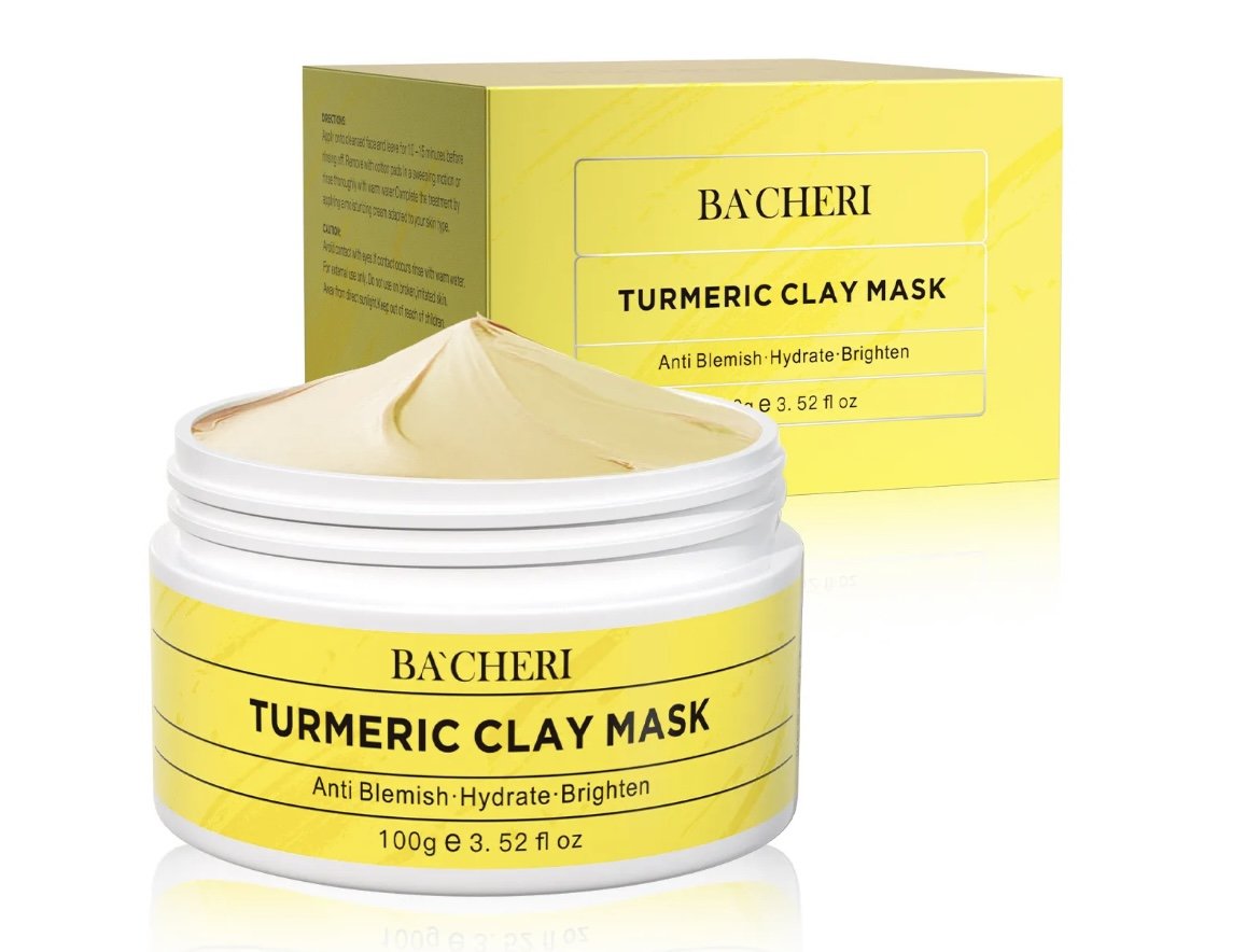 Turmeric clay mask cream