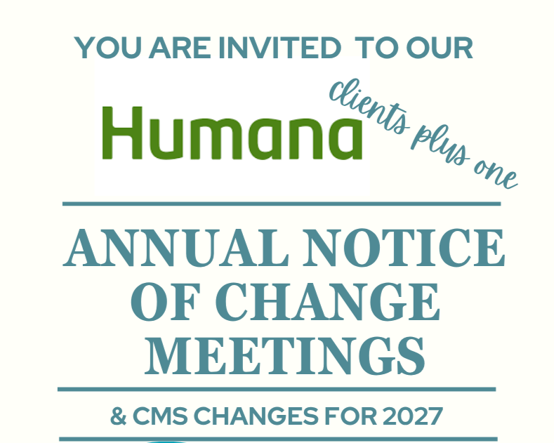 Humana Annual Notice of Change Seminar for Clients & Members