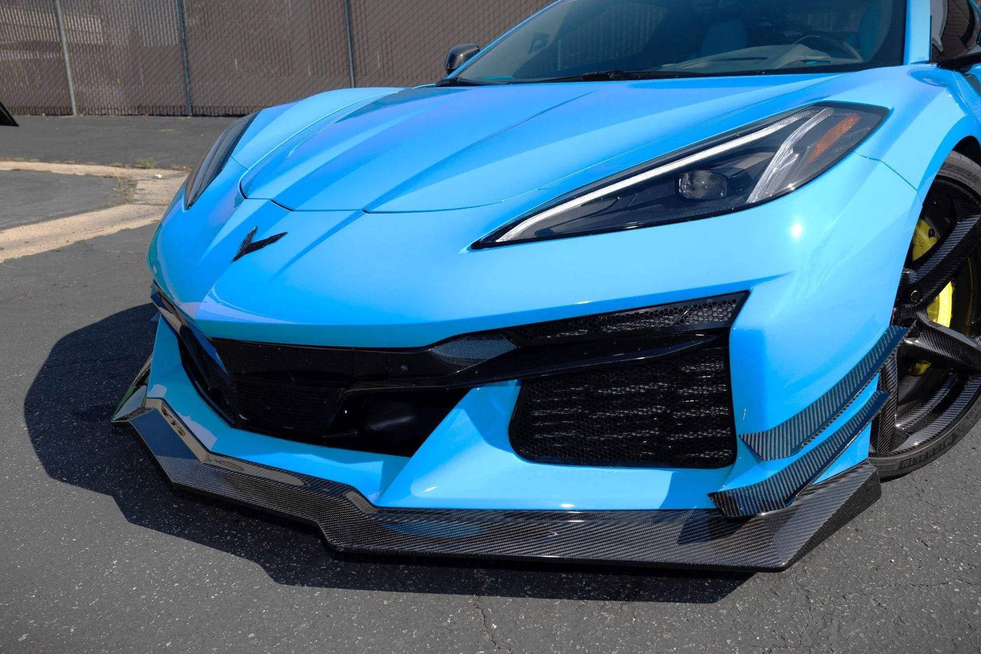 Carbon Fiber Front Splitter Air Dam Lip for Corvette C8 Z06 ZR1 E-Ray Grand Sport - APR Performance Carbon Fiber