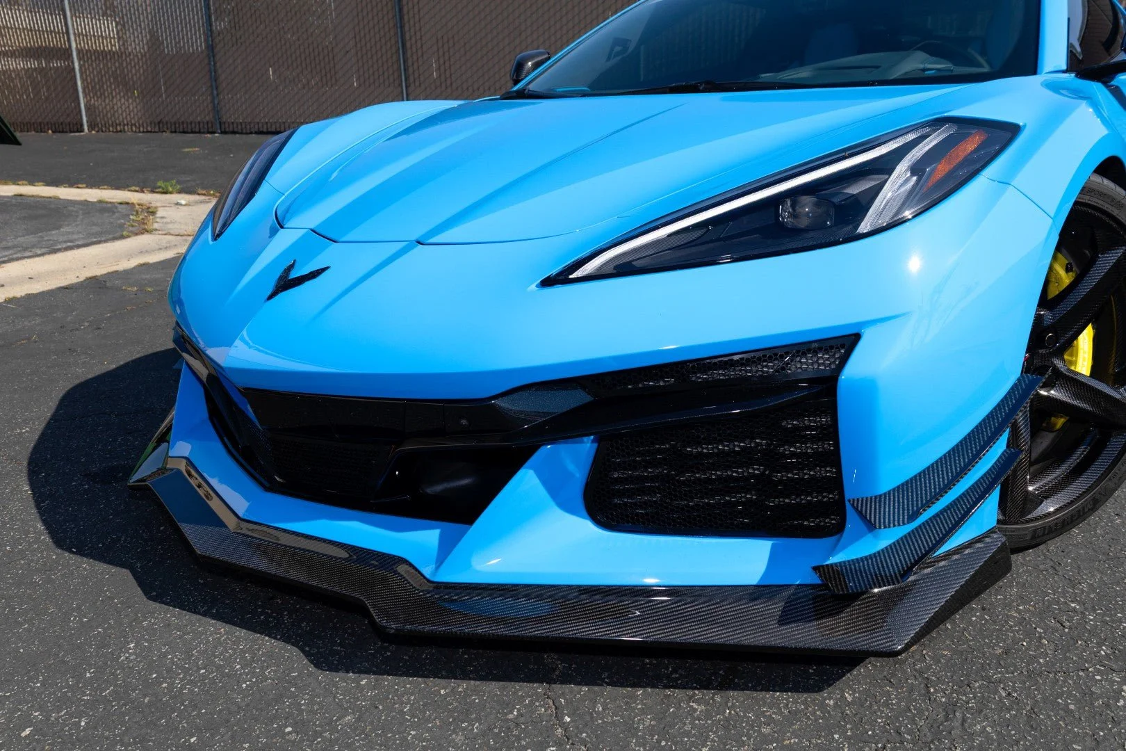 Carbon Fiber Front Splitter Air Dam Lip for Corvette C8 Z06 ZR1 E-Ray Grand Sport - APR Performance Carbon Fiber