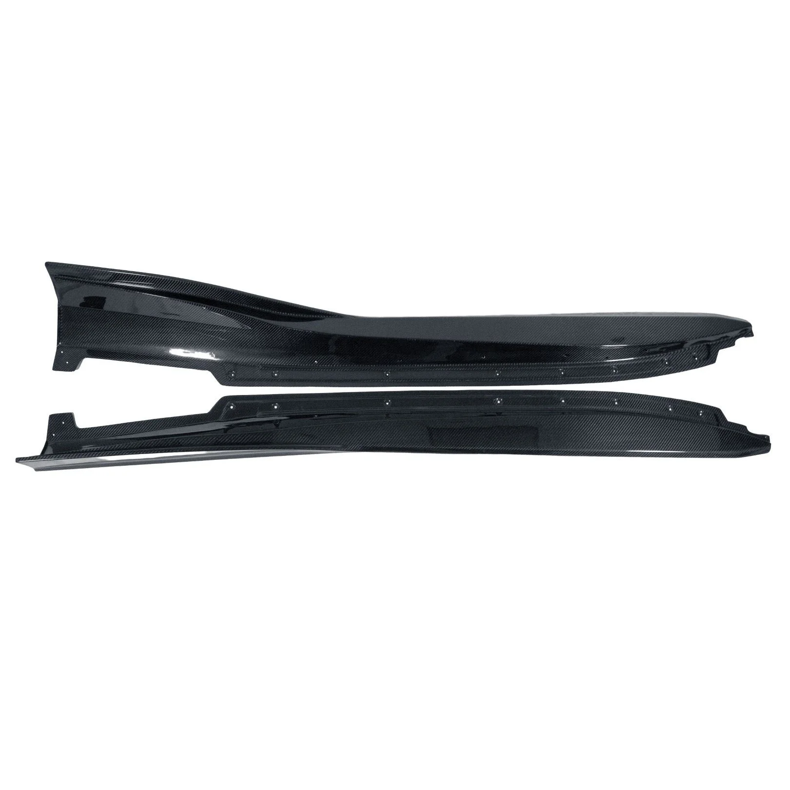 Carbon Fiber Side Rocker Extensions Side Skirts for Corvette C8 Z06 ZR1 E-Ray Grand Sport - APR Performance Carbon Fiber