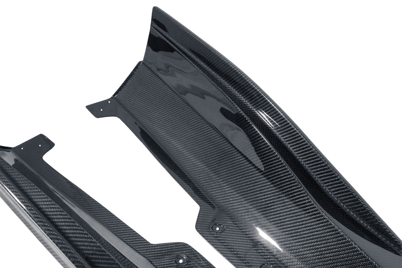 Carbon Fiber Side Rocker Extensions Side Skirts for Corvette C8 Z06 ZR1 E-Ray Grand Sport - APR Performance Carbon Fiber