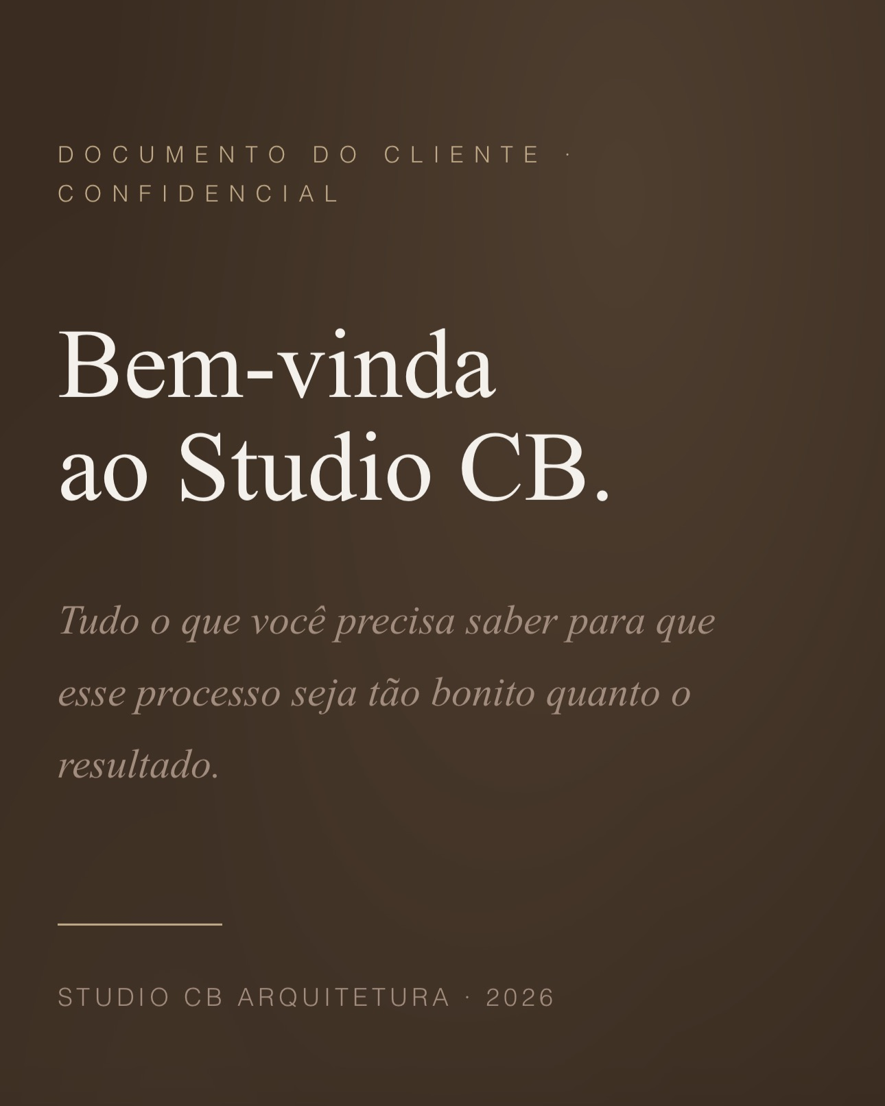 Documento de boas-vindas