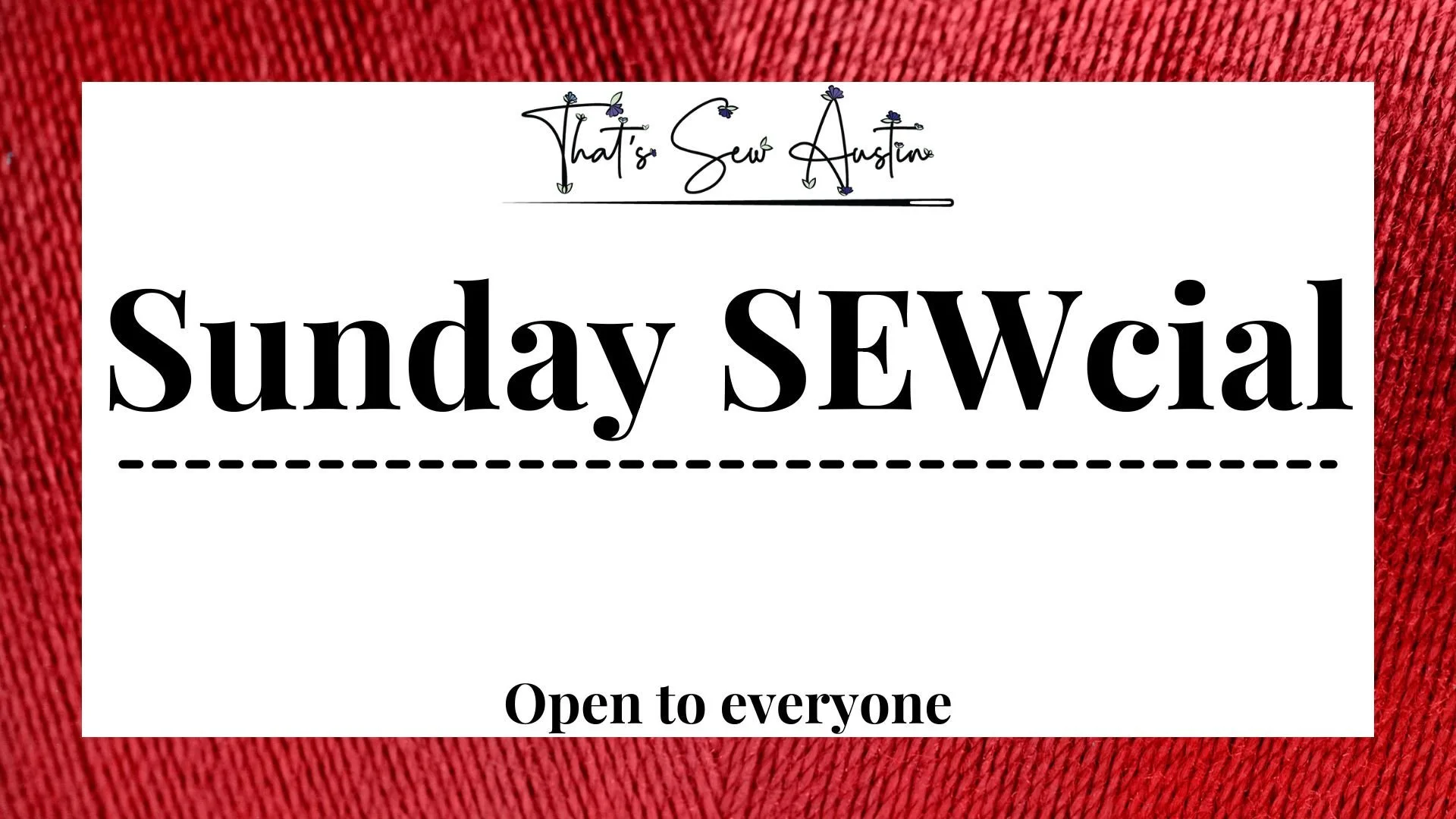 Sunday SEWcial