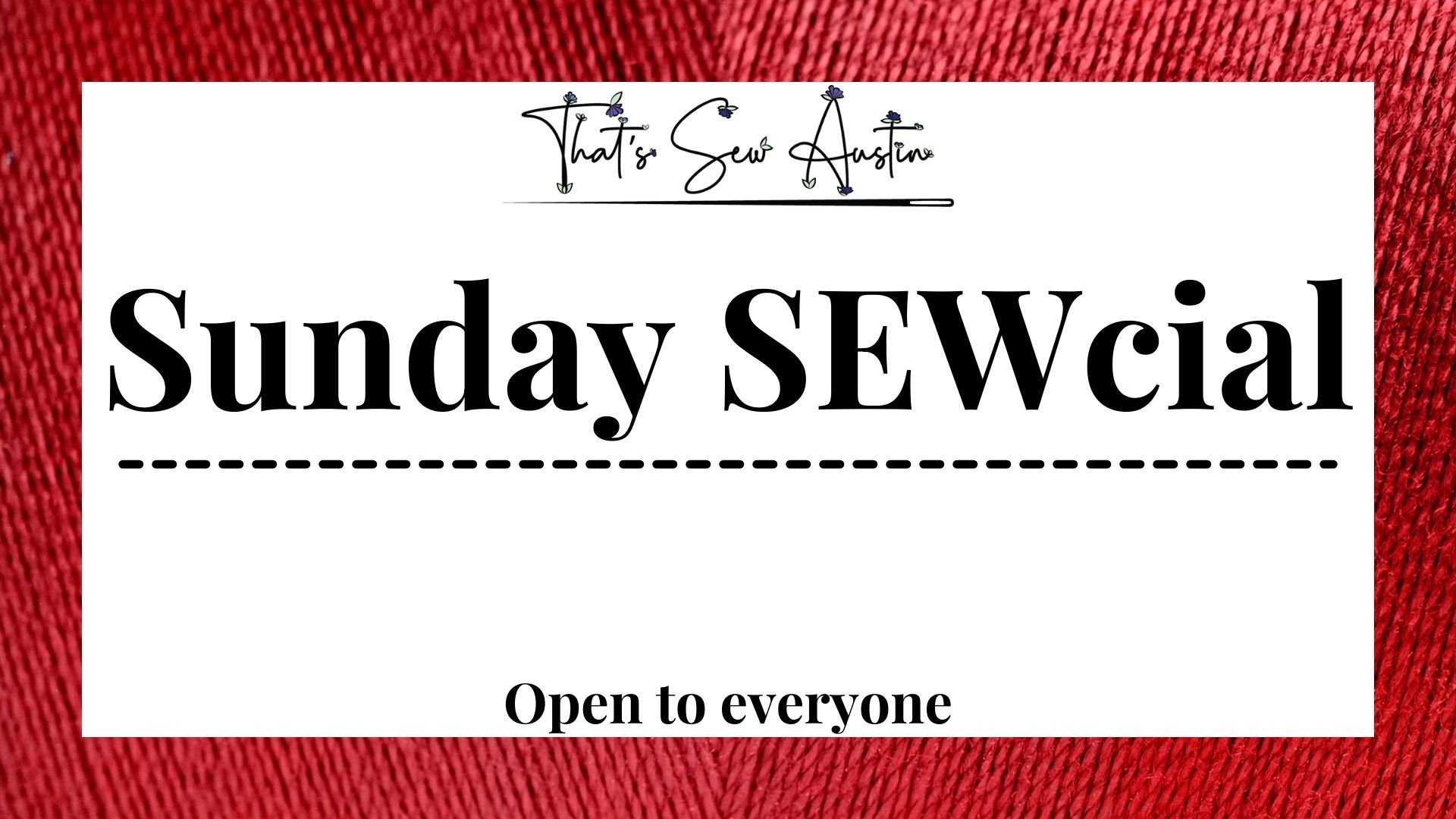 Sunday SEWcial